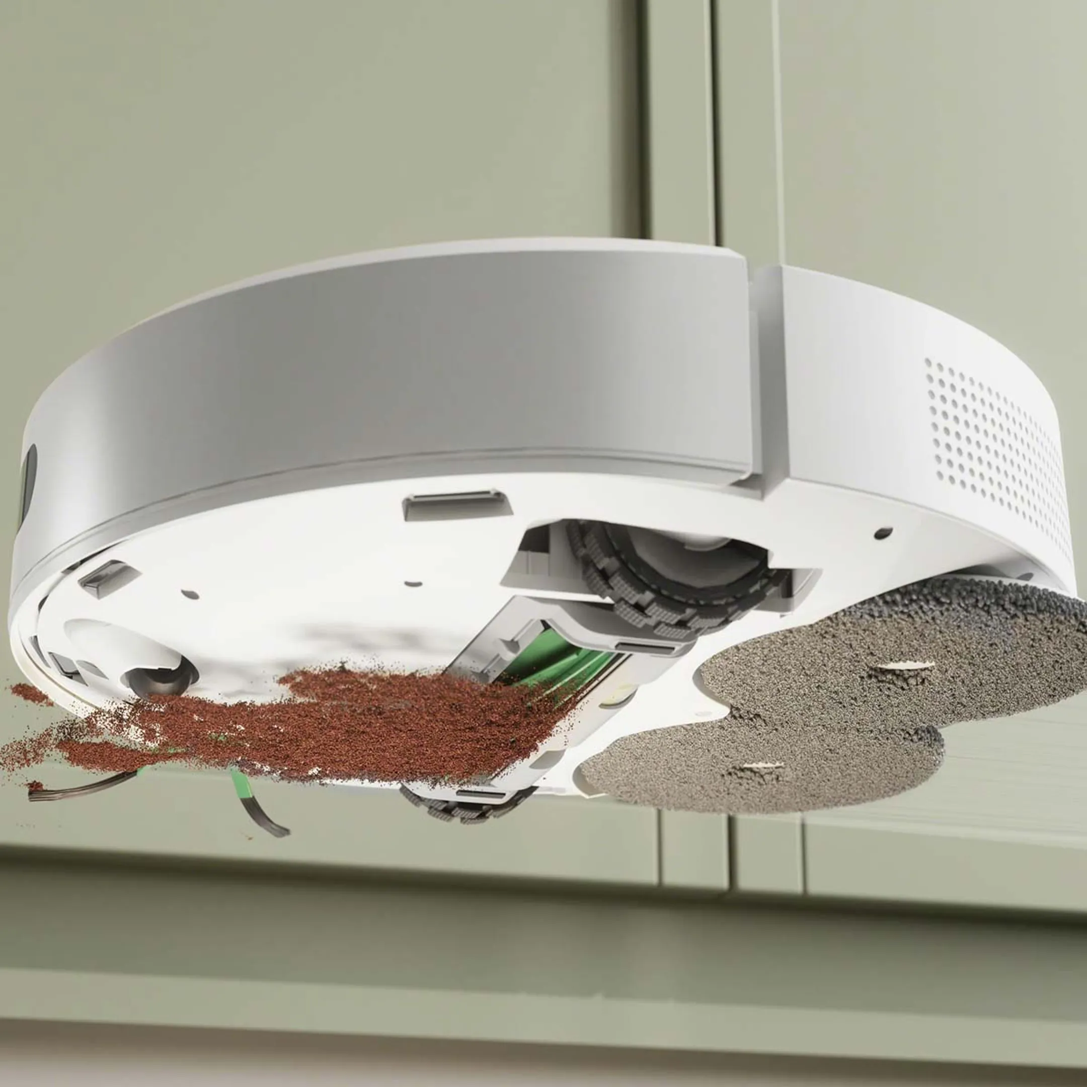 iRobot Robotstofzuiger 2in1 Combo 405 Wash White image