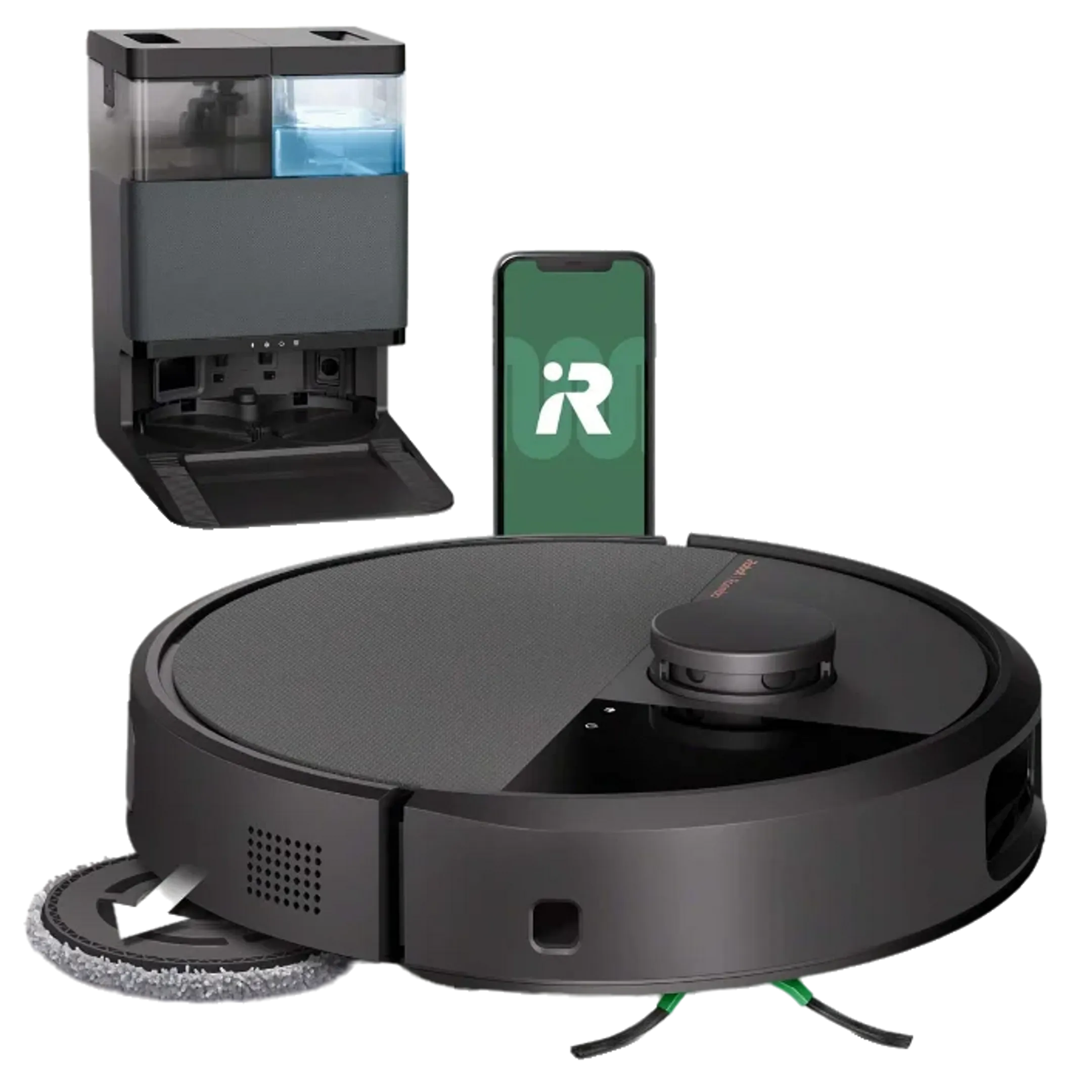 Robotstofzuiger 2in1 Combo 505 AutoWash Black