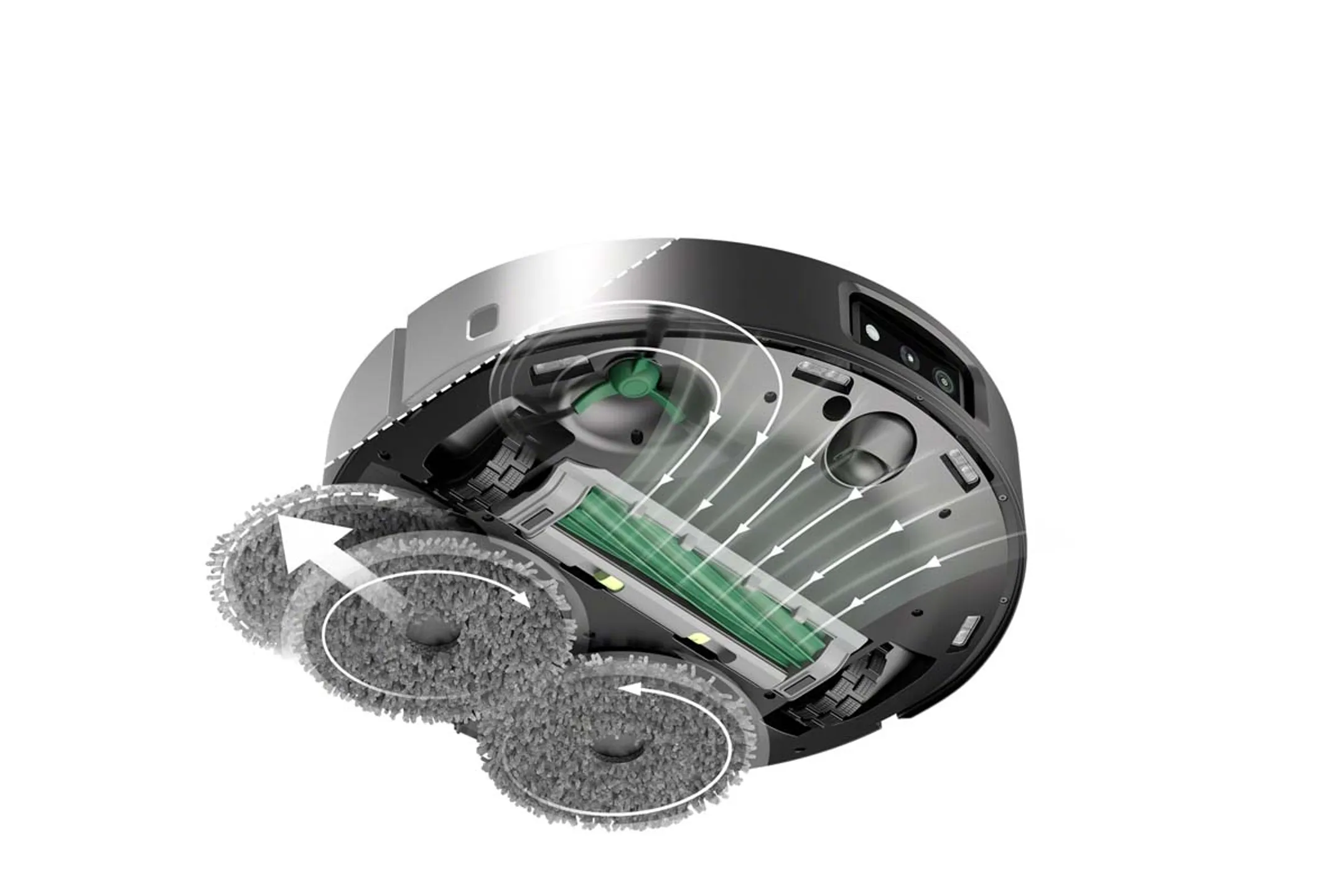 iRobot Robotstofzuiger 2in1 Combo 505 AutoWash Black image