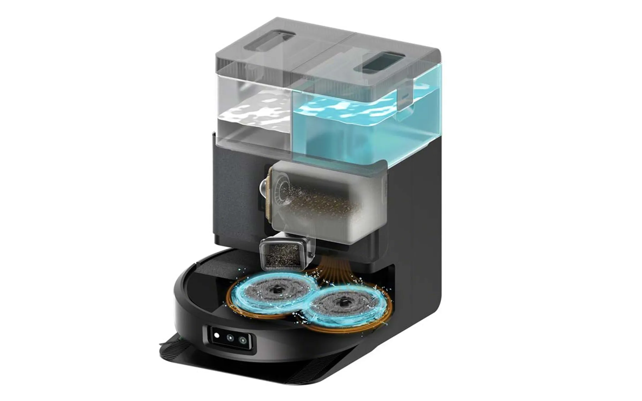 iRobot Robotstofzuiger 2in1 Combo 505 AutoWash Black image