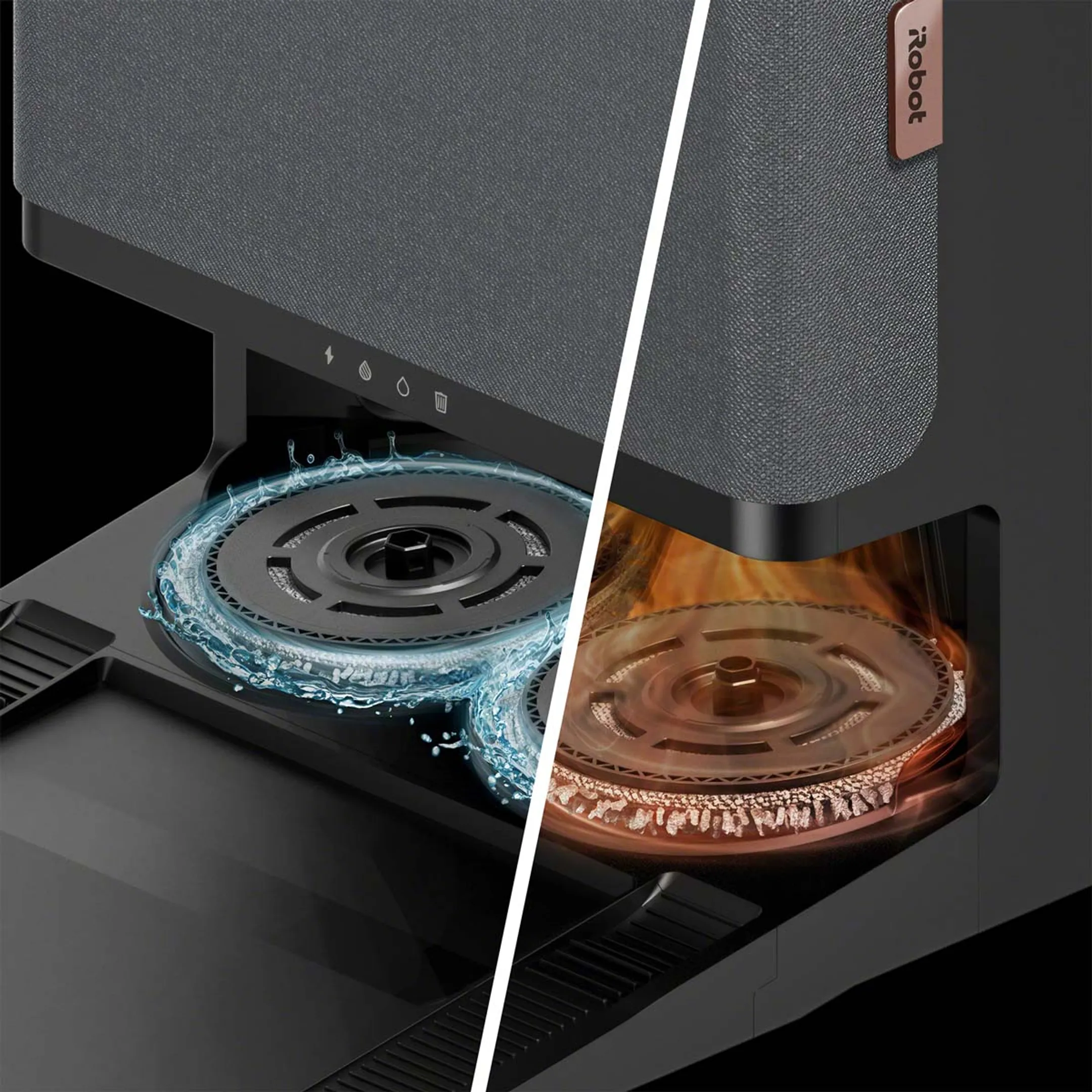 iRobot Robotstofzuiger 2in1 Combo 505 AutoWash Black image