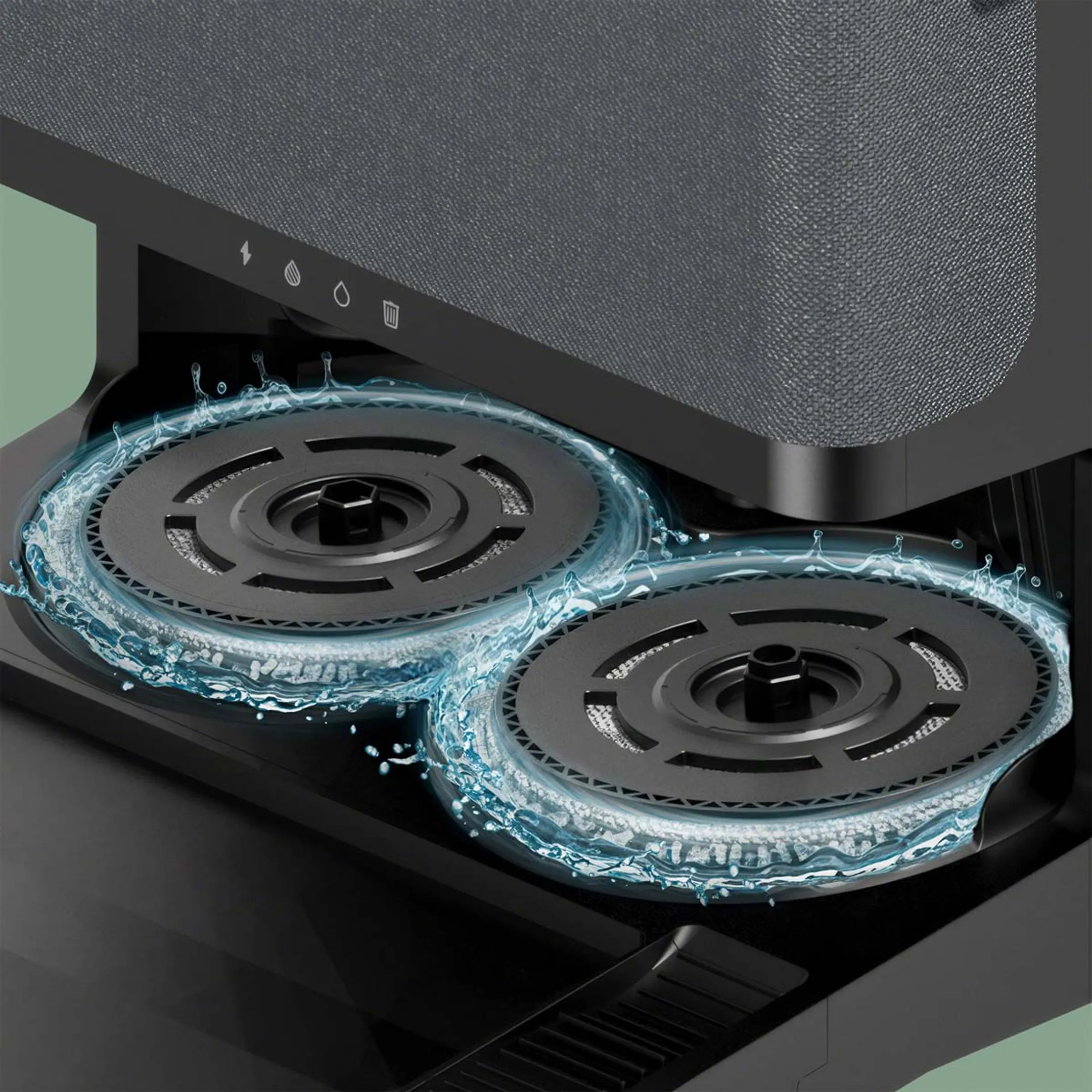 iRobot Robotstofzuiger 2in1 Combo 505 AutoWash Black image