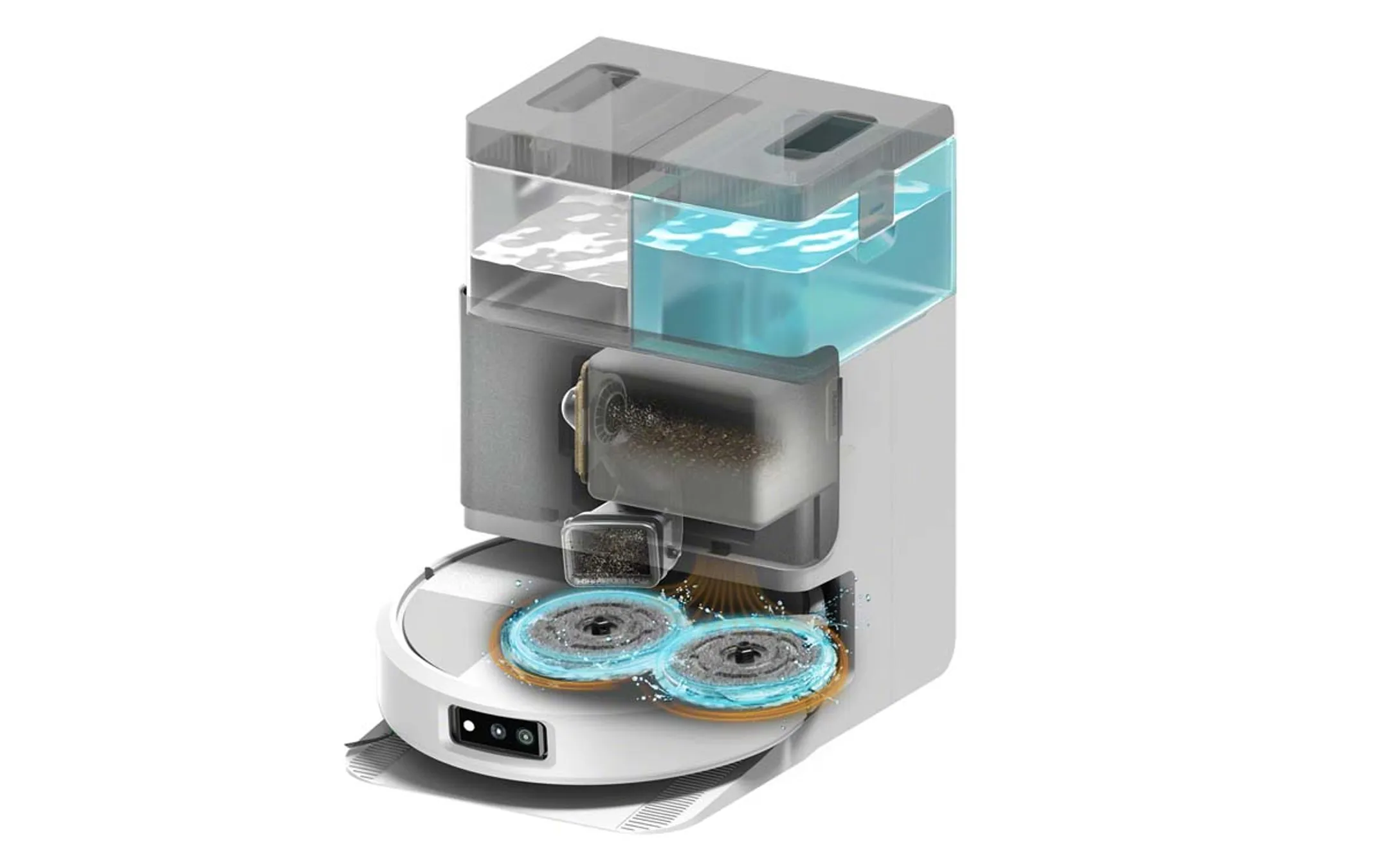 iRobot Robotstofzuiger 2in1 Combo 505 AutoWash White image