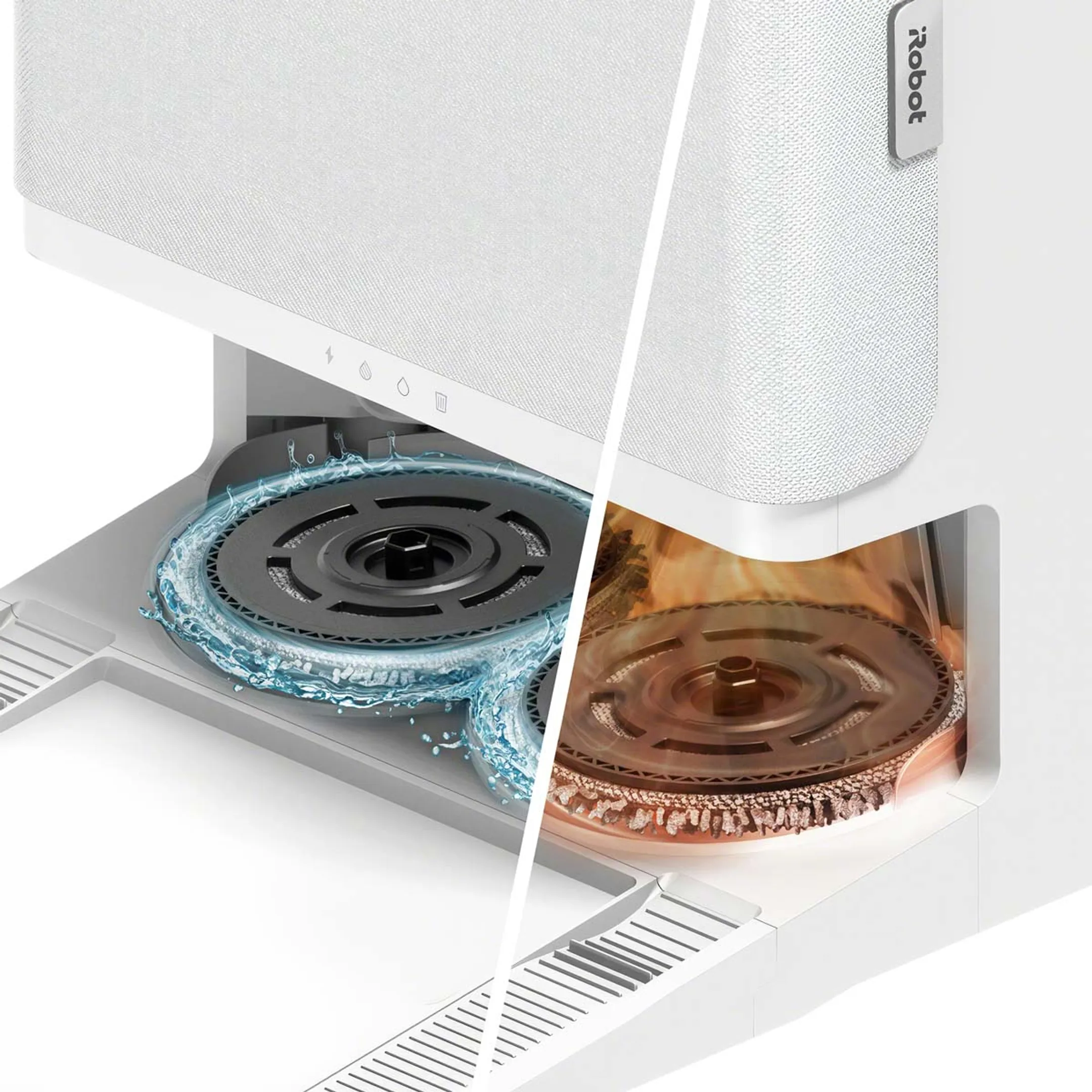 iRobot Robotstofzuiger 2in1 Combo 505 AutoWash White image