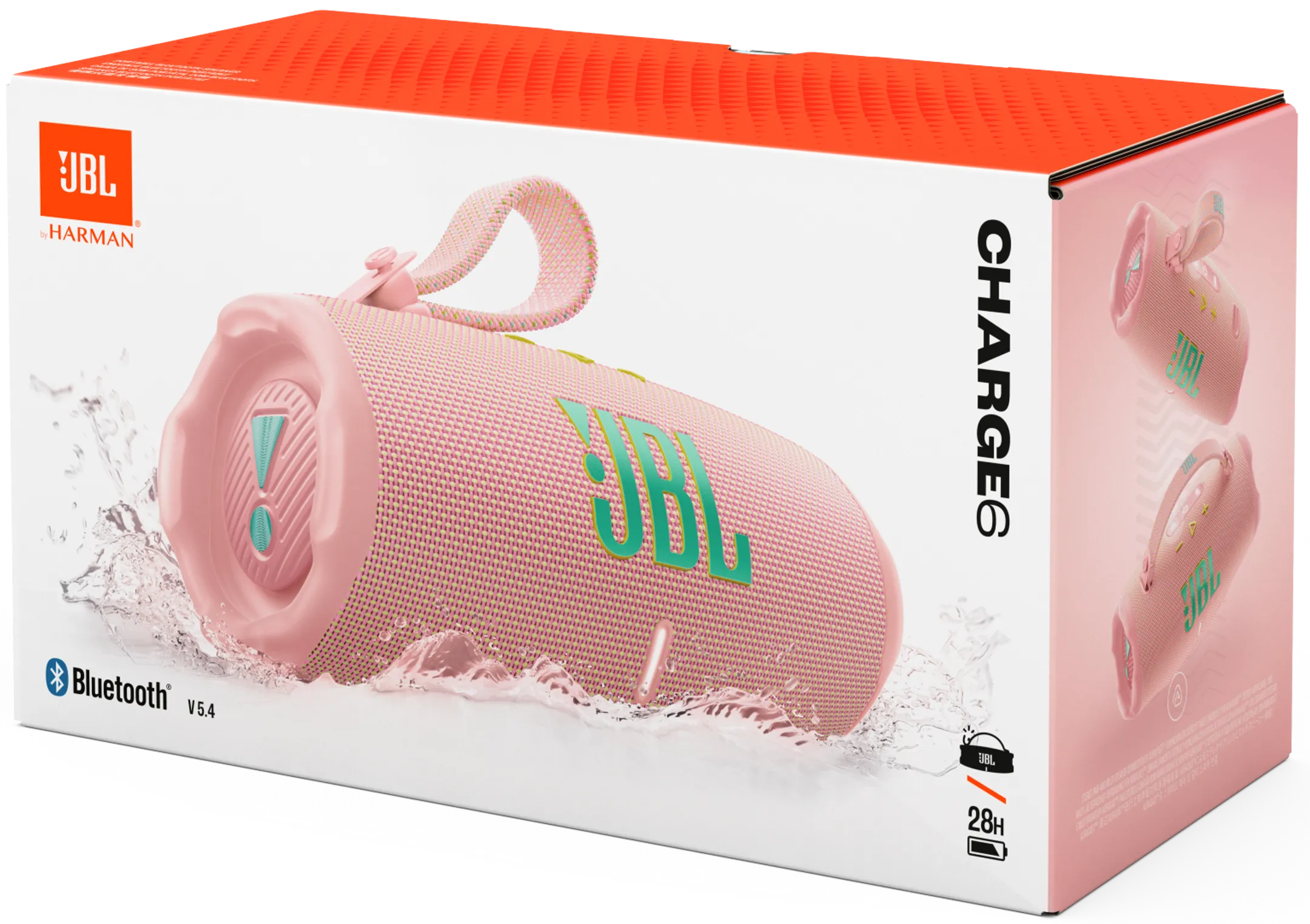 JBL Bluetooth speaker Charge 6 - Roze image