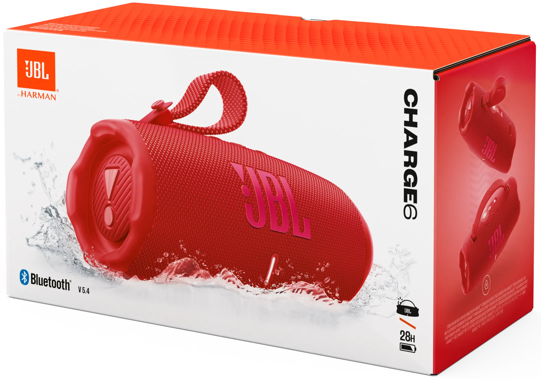 JBL Bluetooth speaker Charge 6 - Rood image