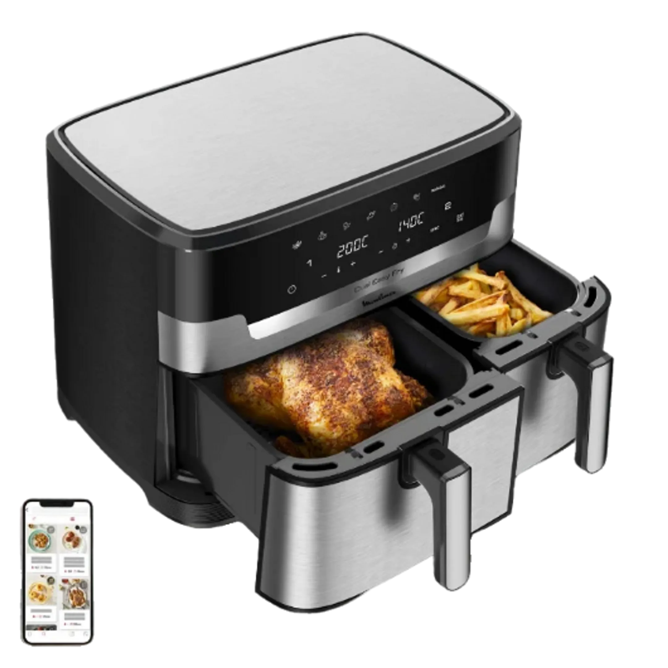 Airfryer Dual Easy Fry XXL EZ942DFO