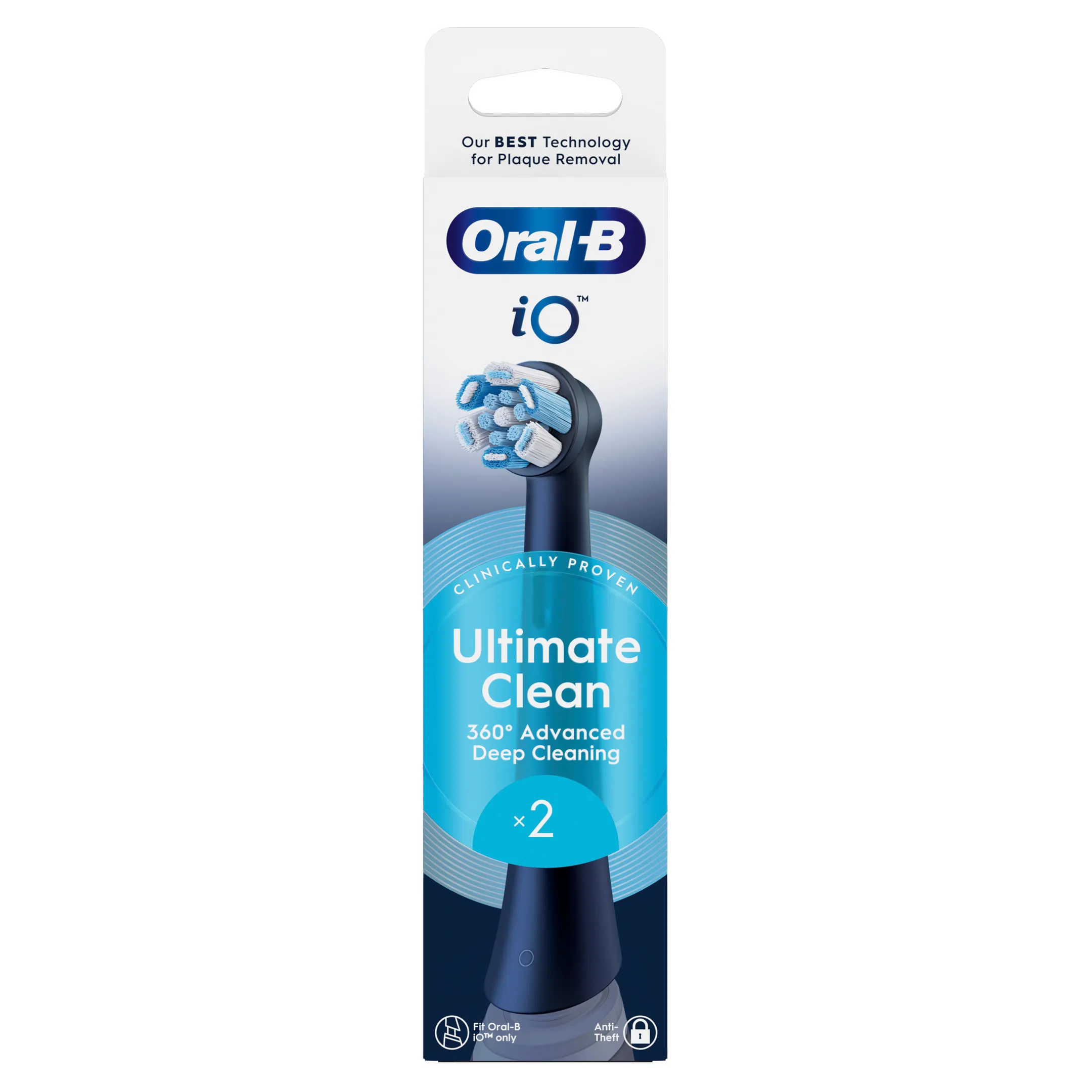 Oral-B Opzetborstel ORAL-B IO Ultimate clean zwart 2CT image