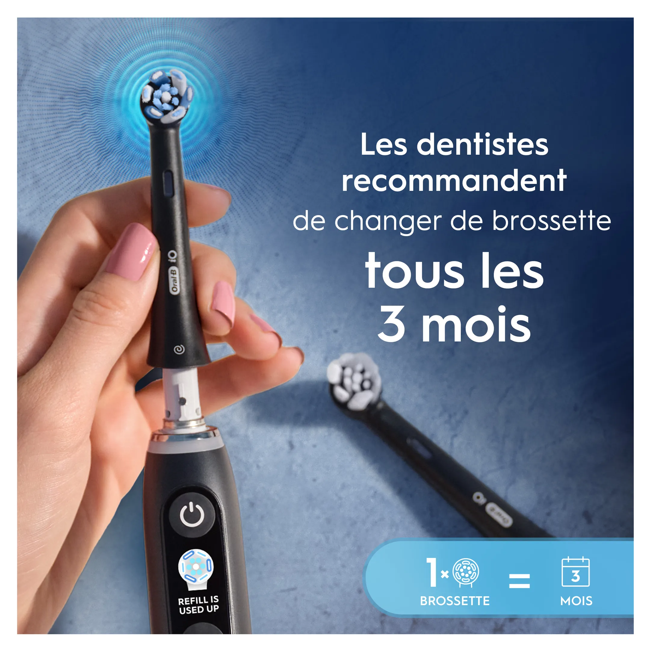 Oral-B Brossettes ORAL-B IO Ultimate clean noir 2CT image