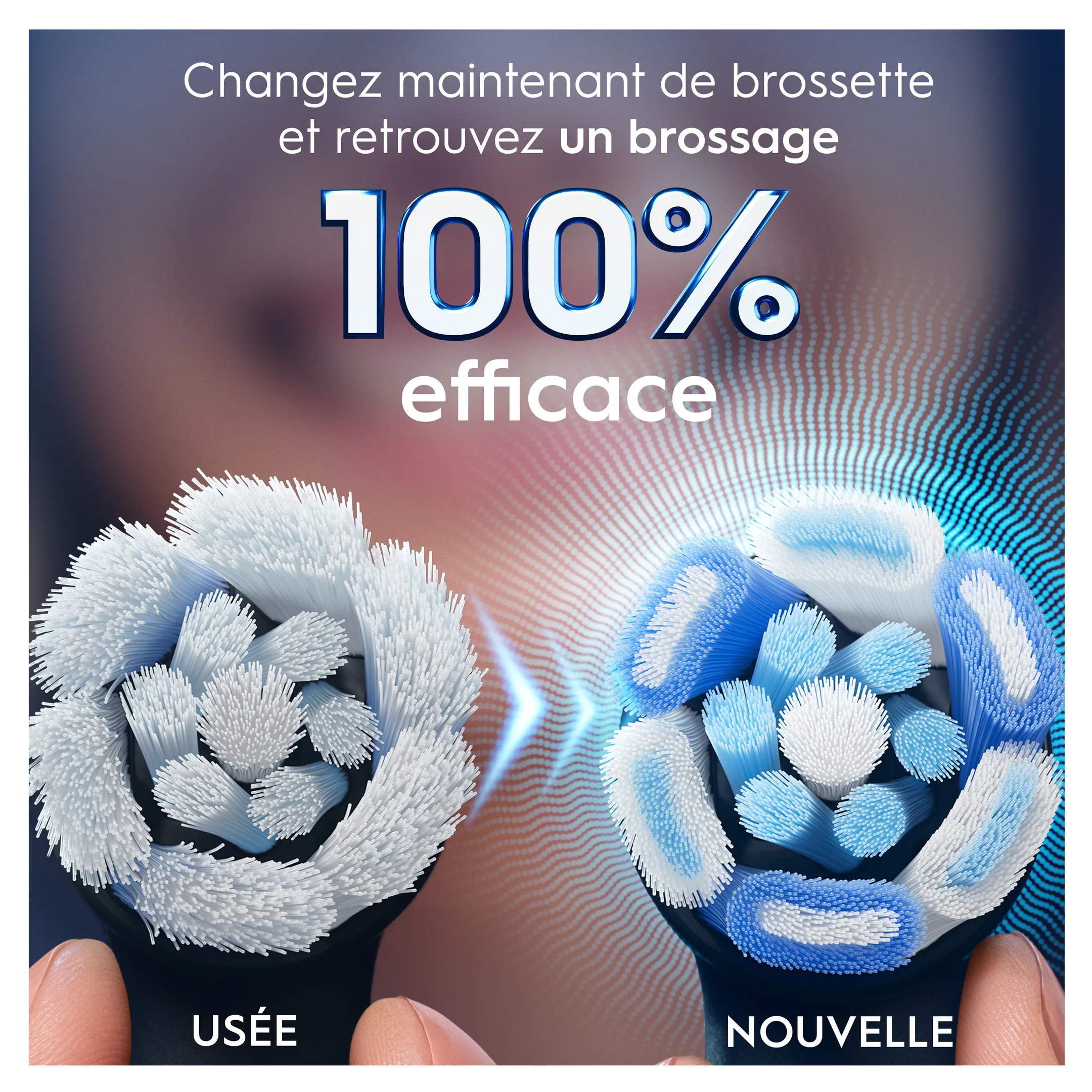 Oral-B Brossettes ORAL-B IO Ultimate clean noir 2CT image