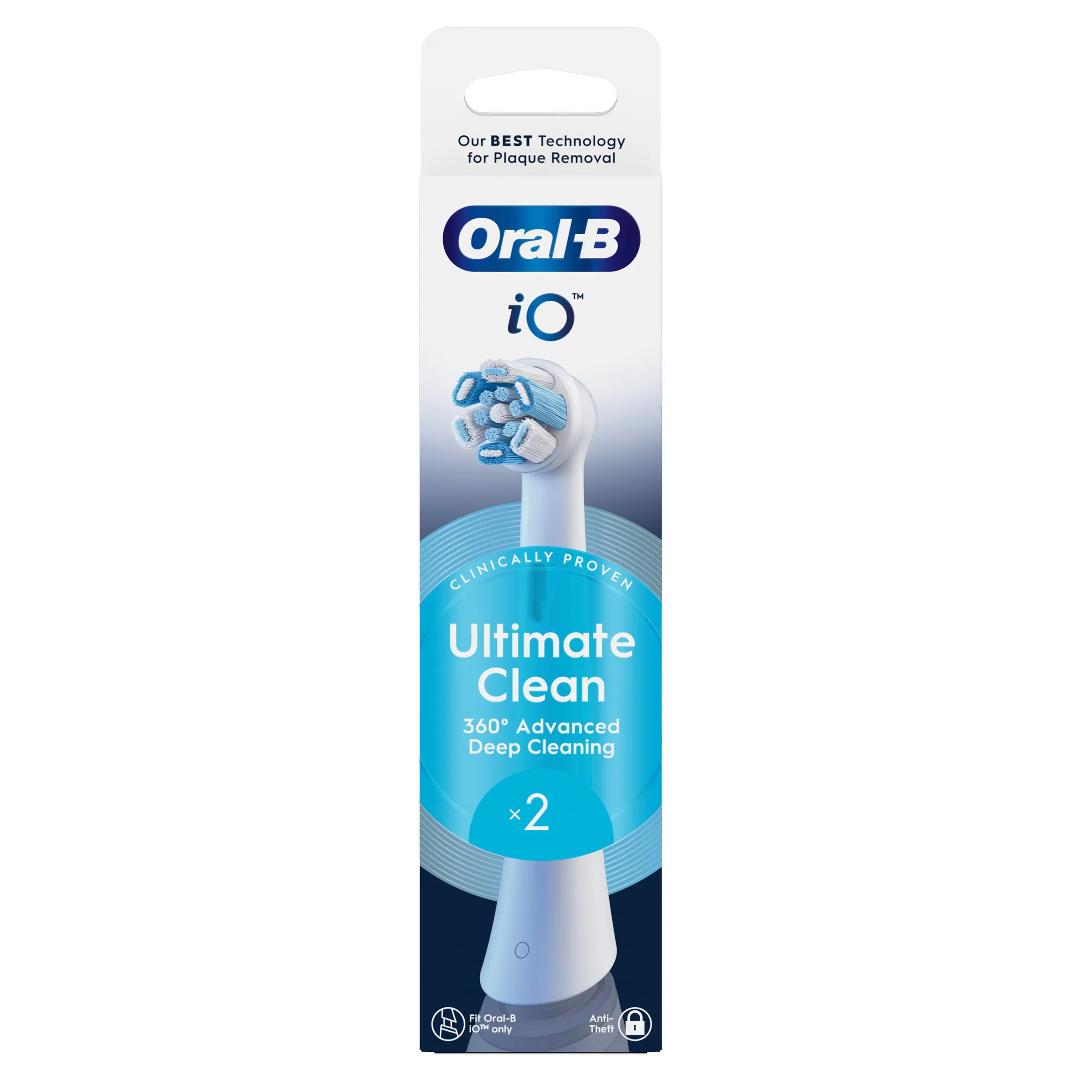 Oral-B Opzetborstel ORAL-B IO Ultimate clean wit 2CT image