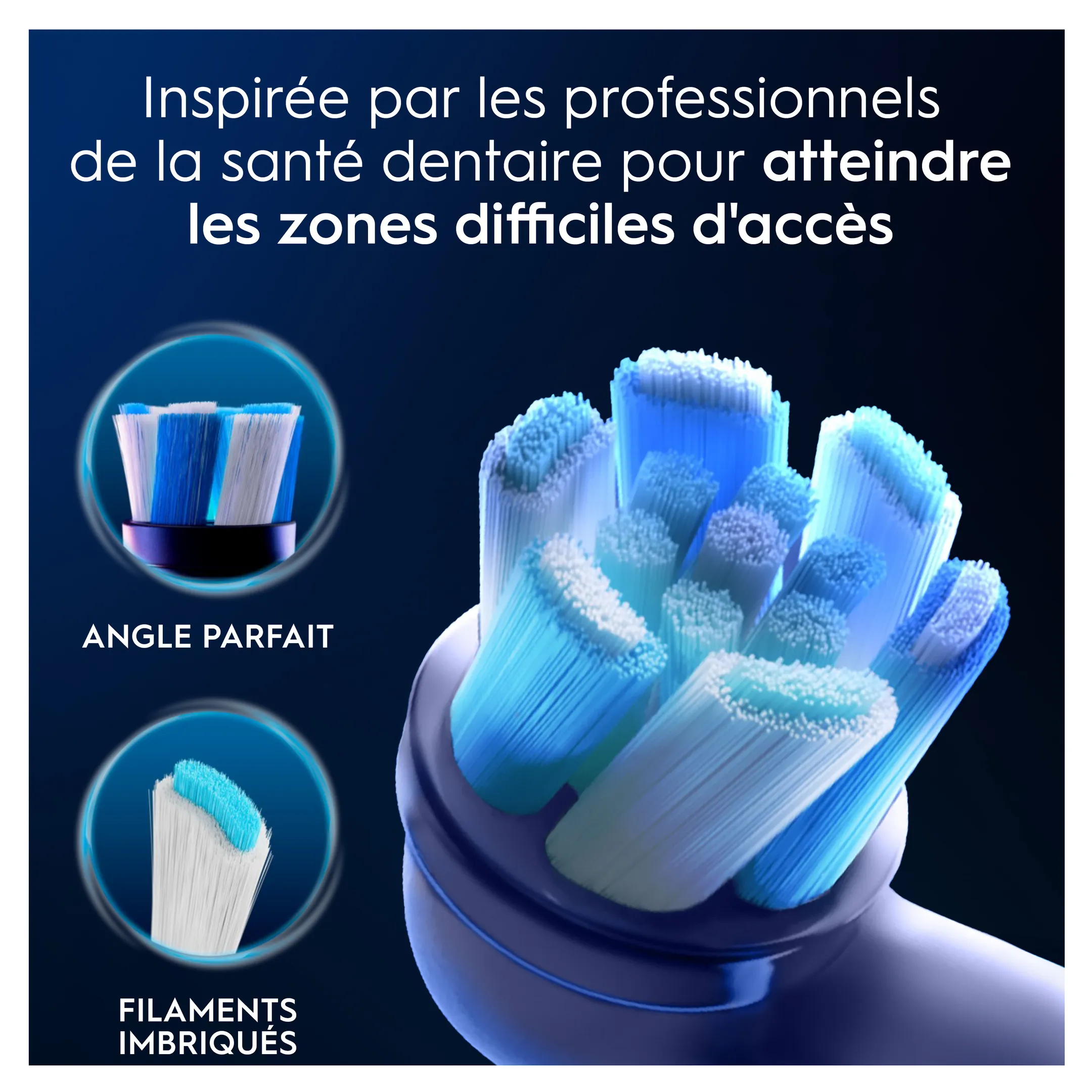 Oral-B Brossettes ORAL-B IO Ultimate clean blanc 2CT image