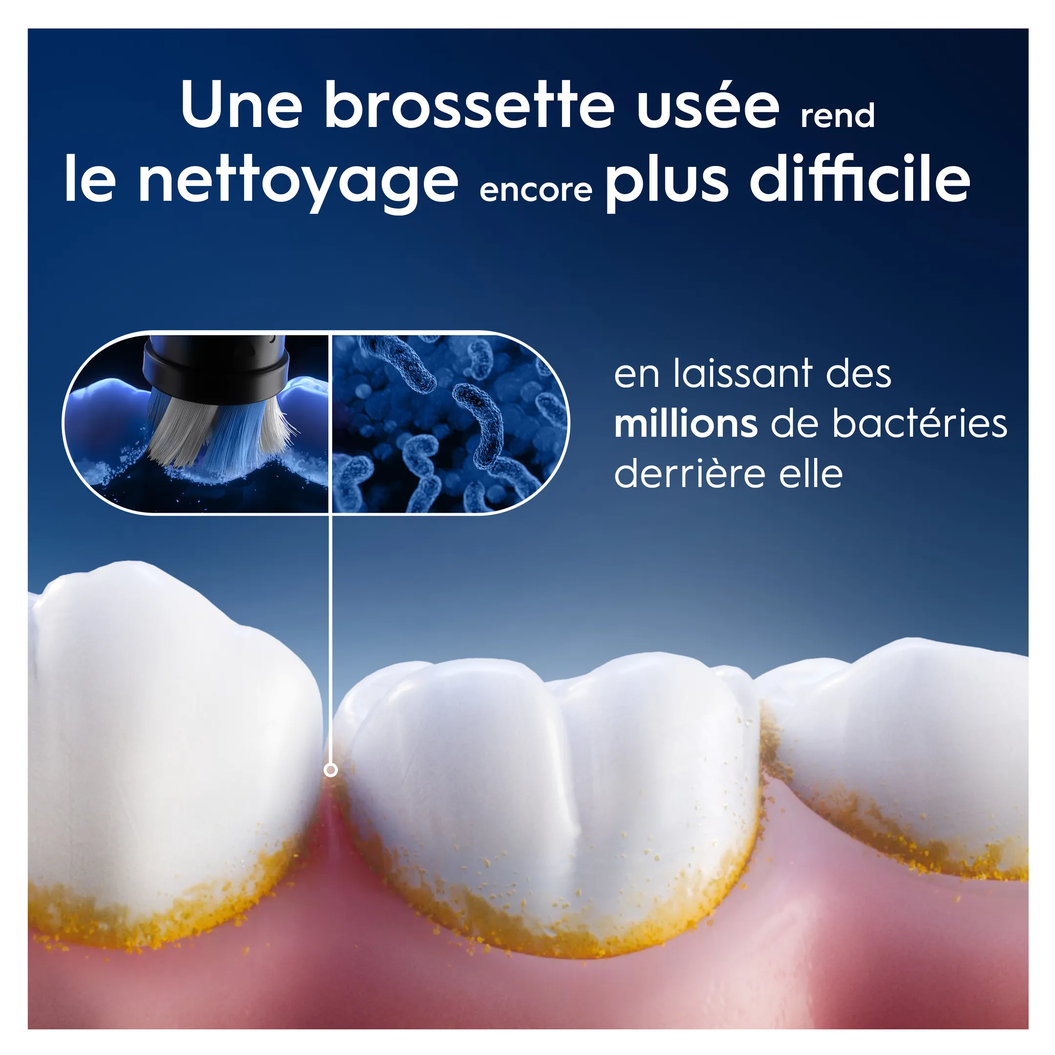 Oral-B Brossettes ORAL-B IO Ultimate clean blanc 2CT image