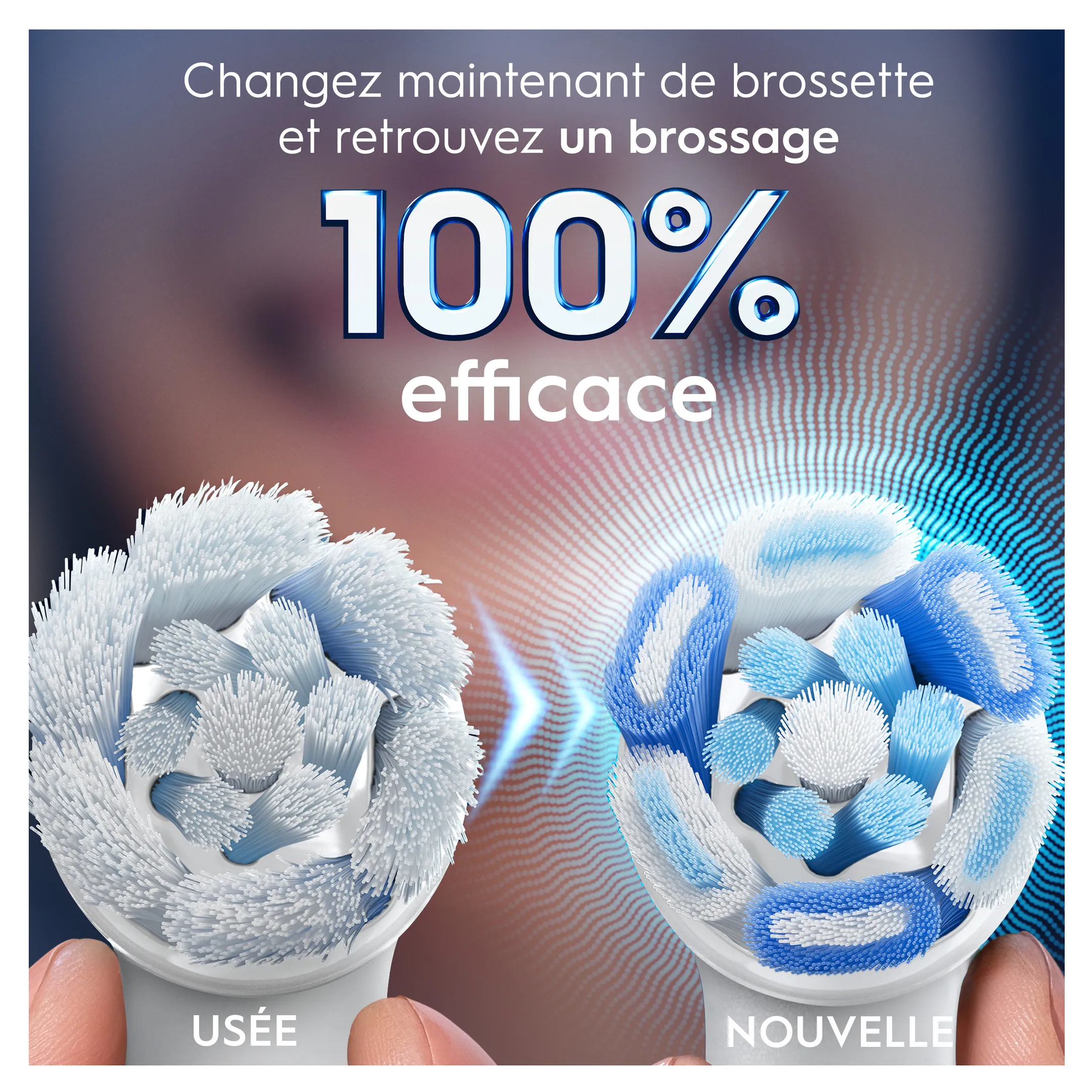 Oral-B Brossettes ORAL-B IO Ultimate clean blanc 2CT image