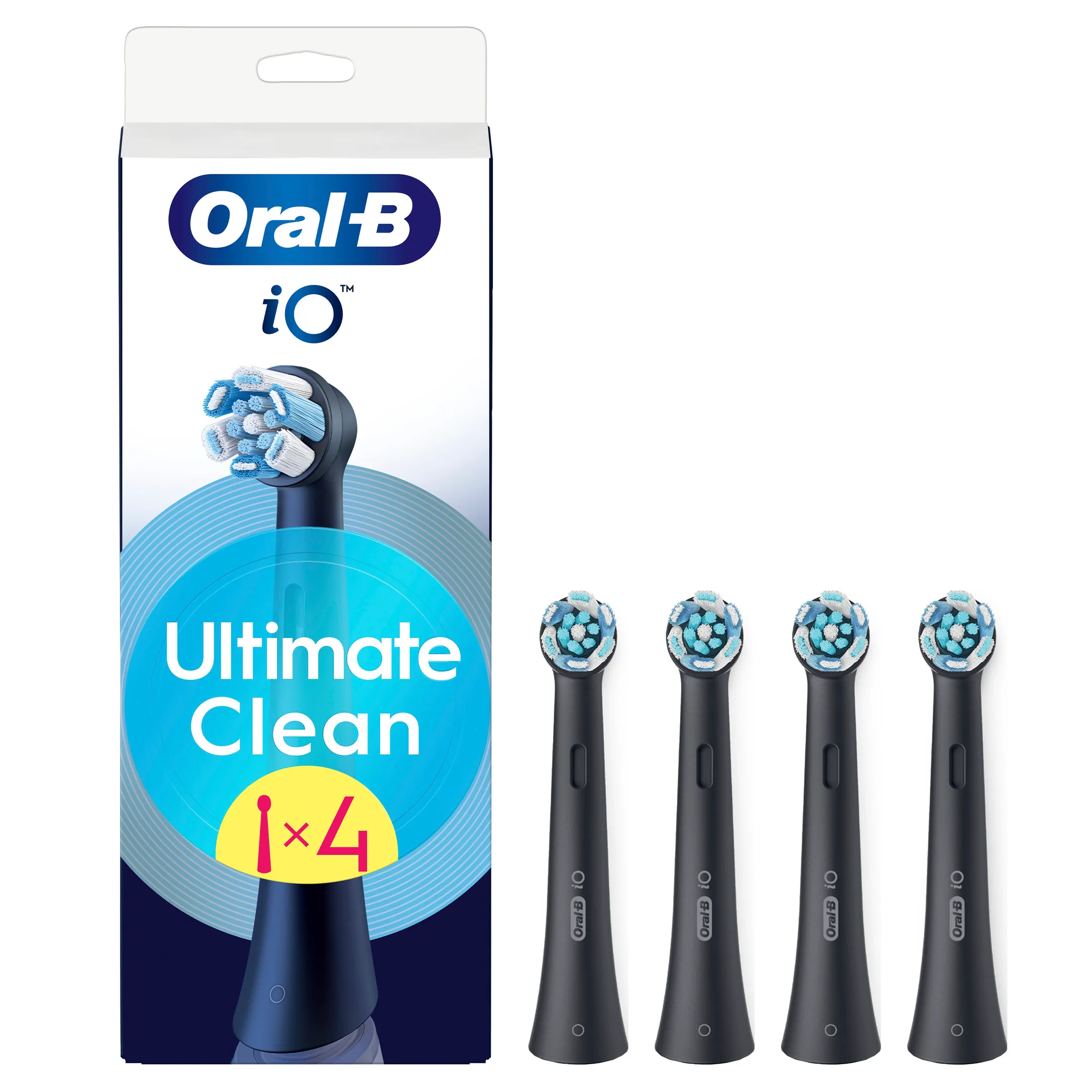 Opzetborstel ORAL-B IO Ultimate clean zwart 4CT