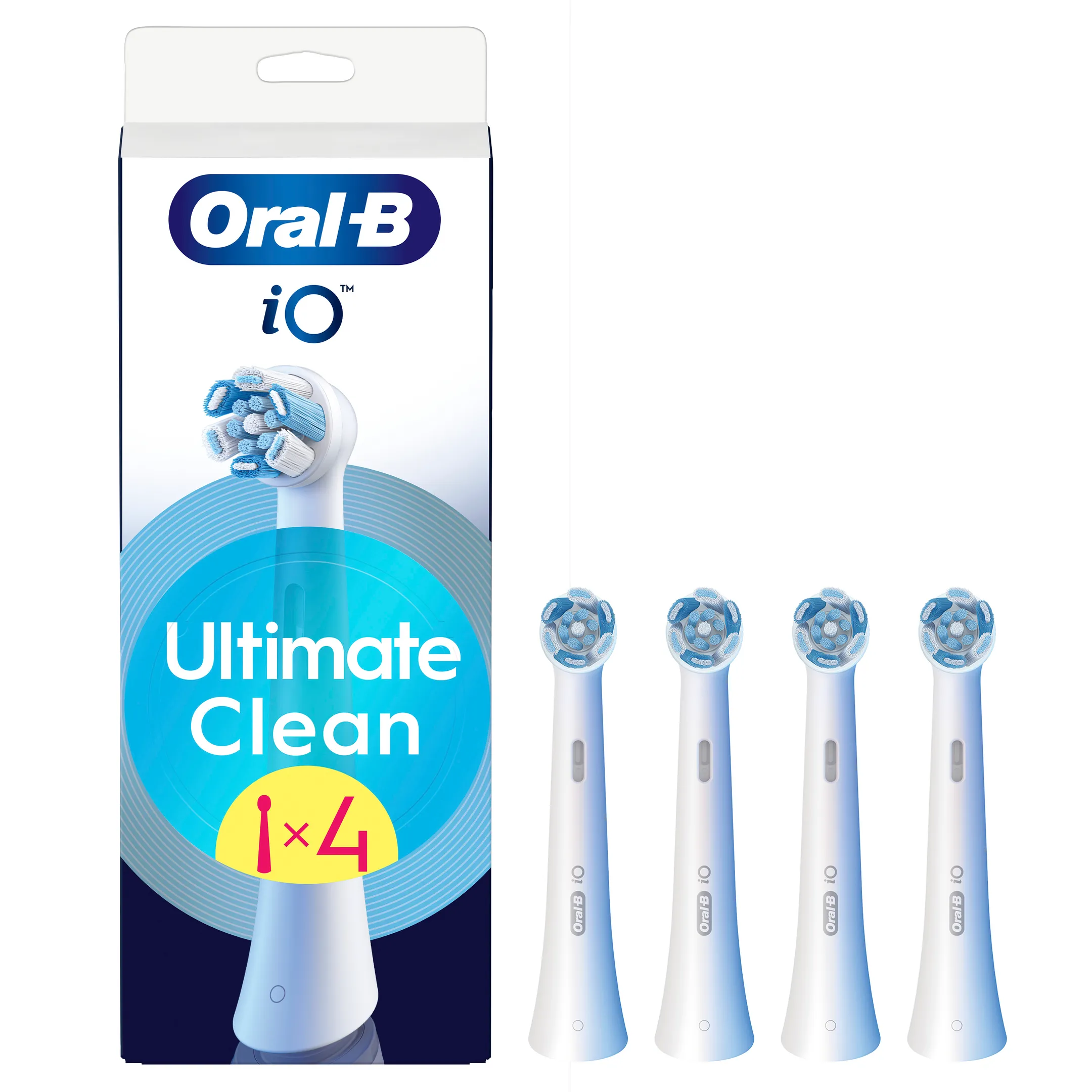 Opzetborstel ORAL-B IO Ultimate clean wit 4CT
