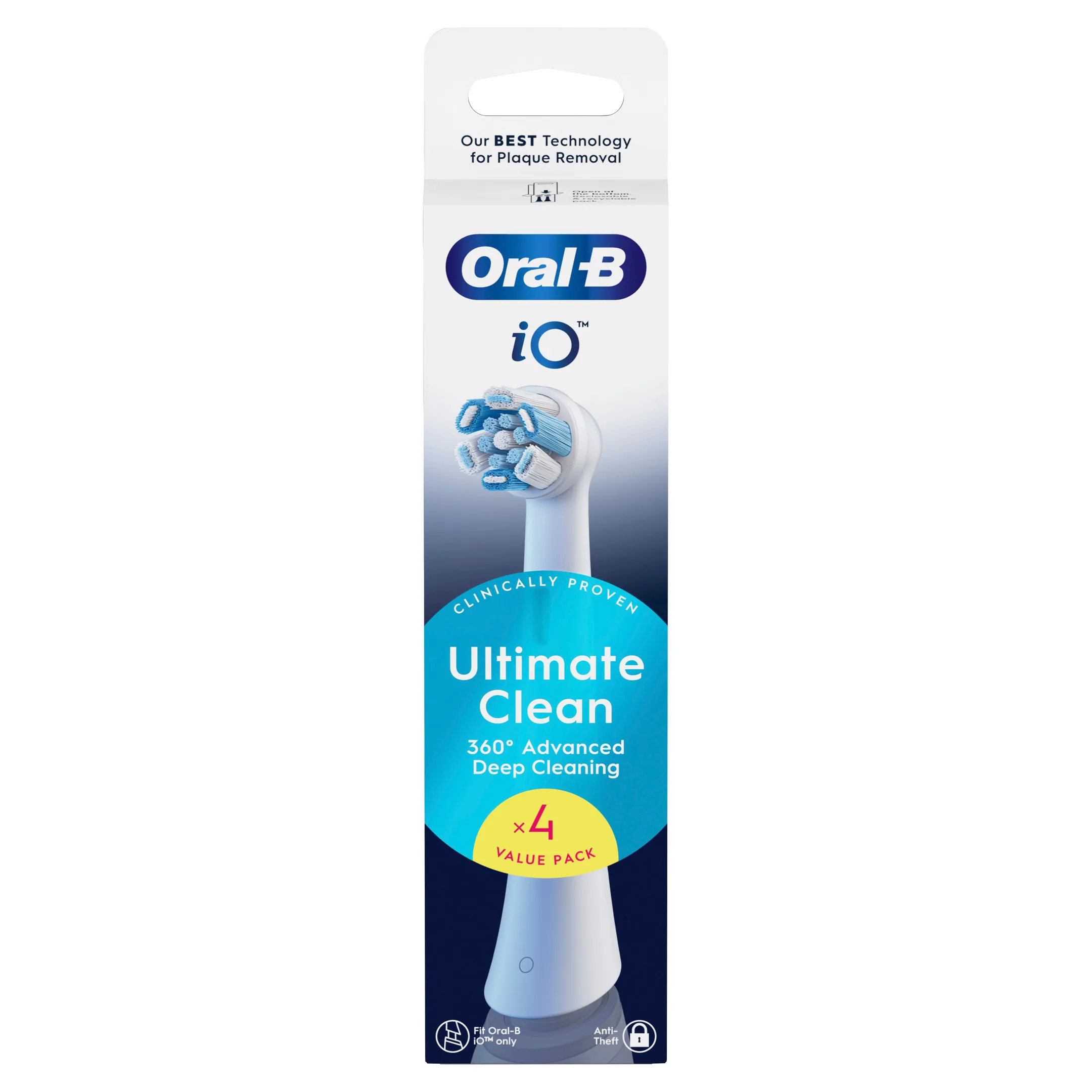 Oral-B Opzetborstel ORAL-B IO Ultimate clean wit 4CT image