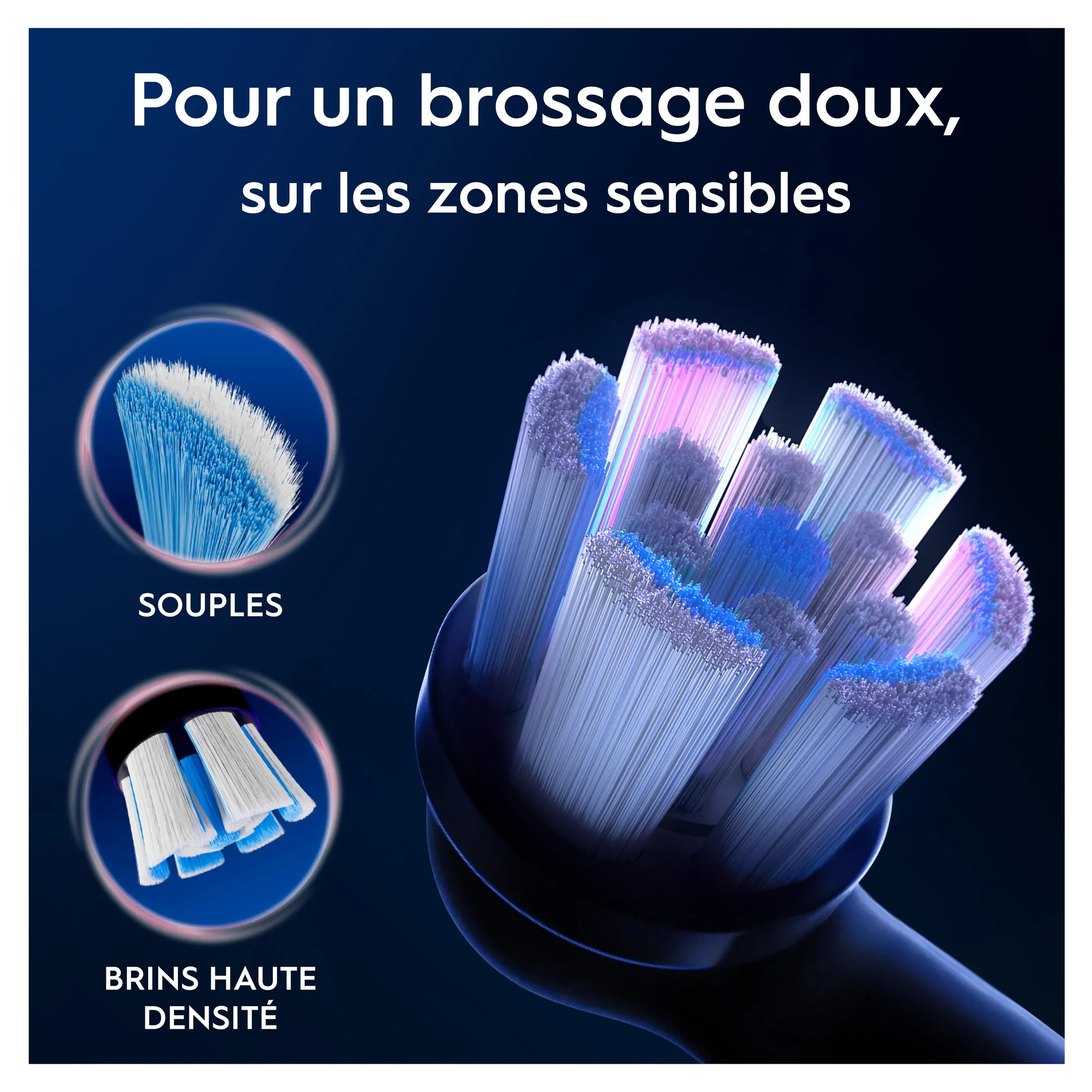 Oral-B Brossettes ORAL-B IO Gentle clean noir 2CT image
