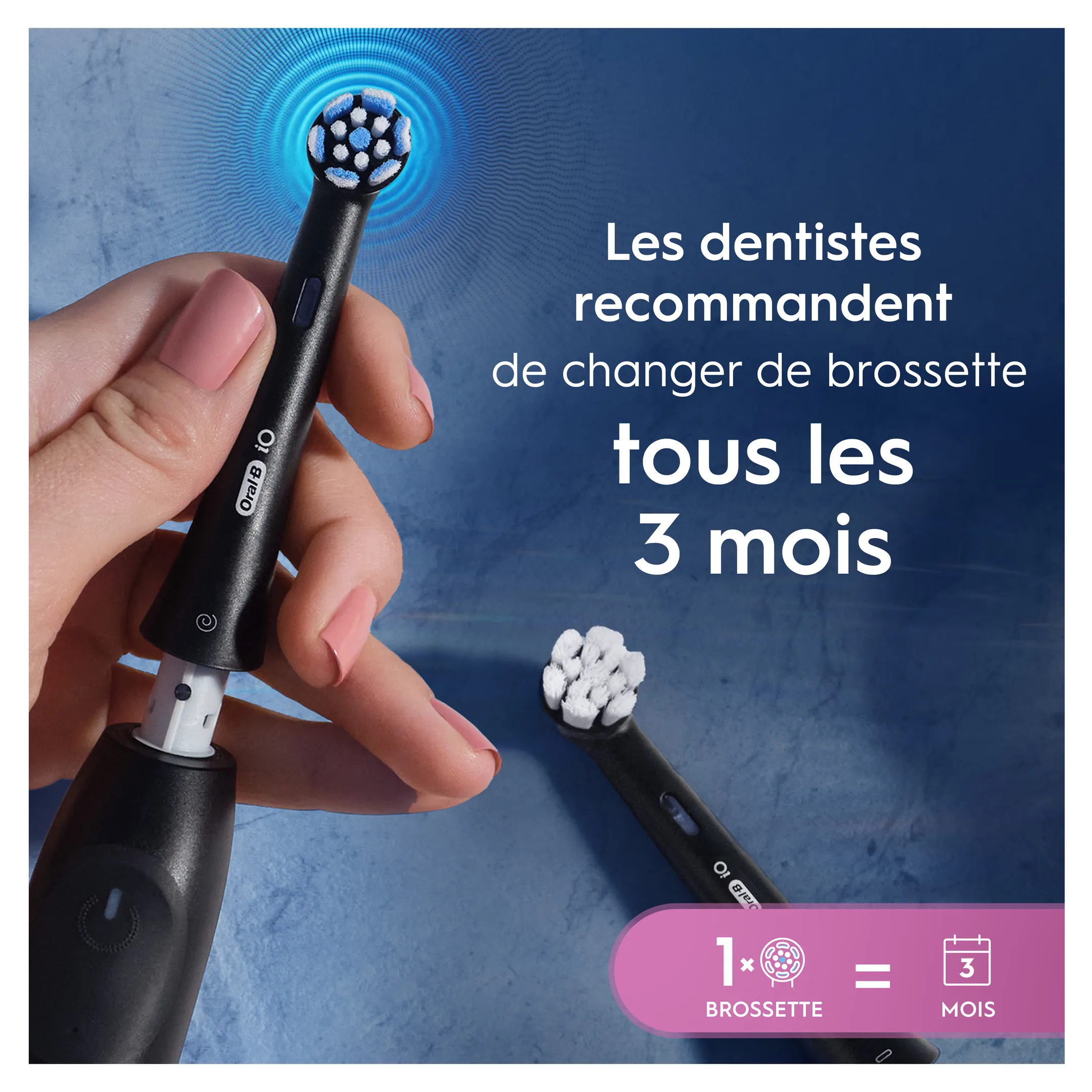 Oral-B Brossettes ORAL-B IO Gentle clean noir 2CT image