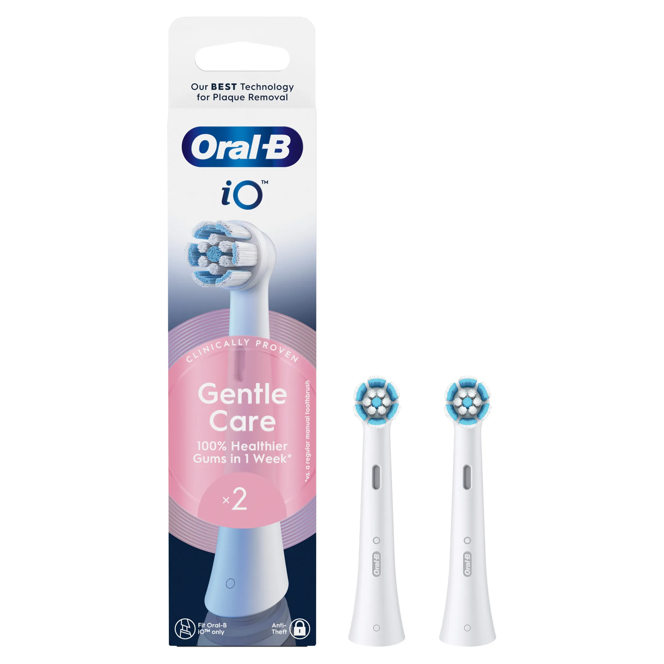 Opzetborstel ORAL-B IO Gentle clean wit - 2st