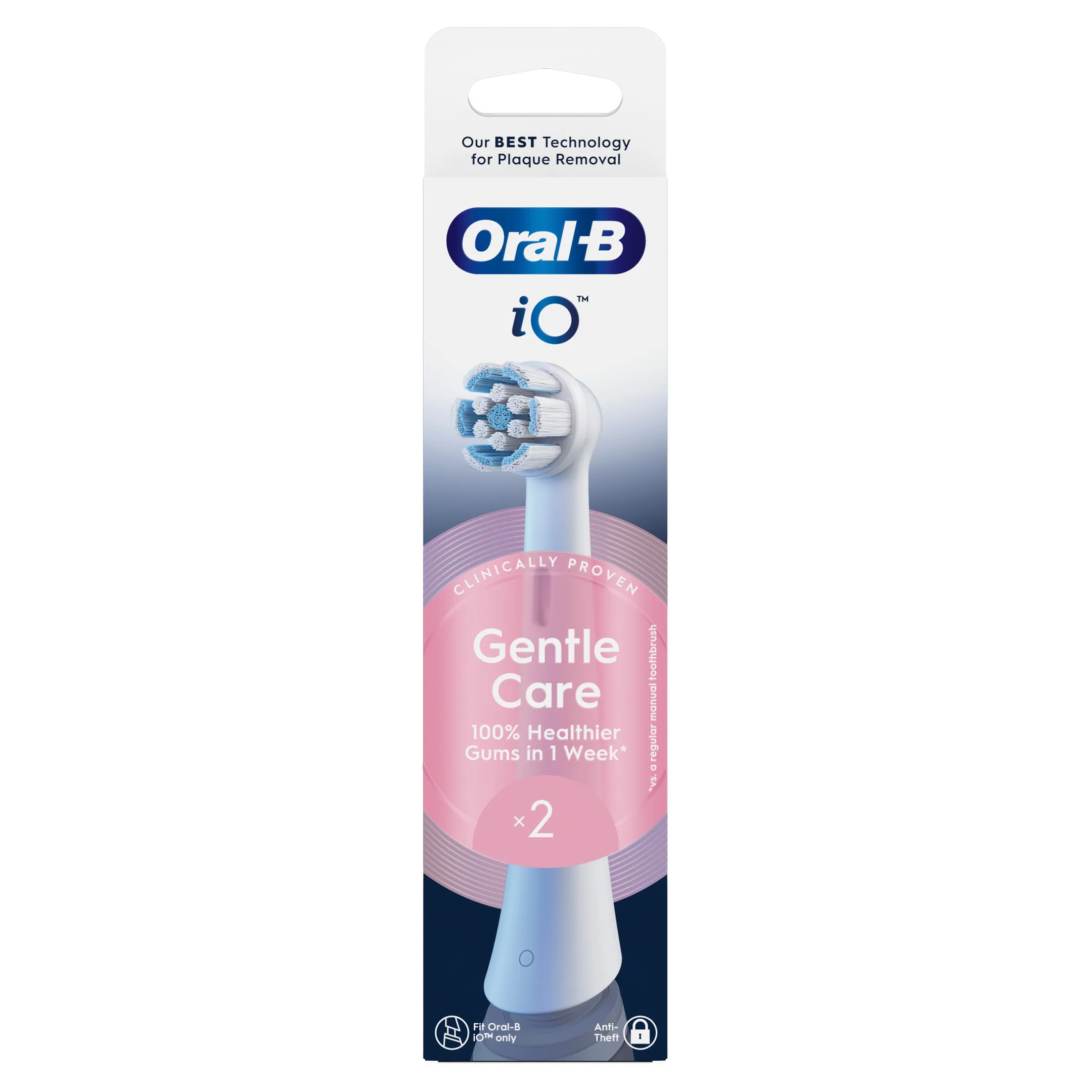 Opzetborstel ORAL-B IO Gentle clean wit - 2st