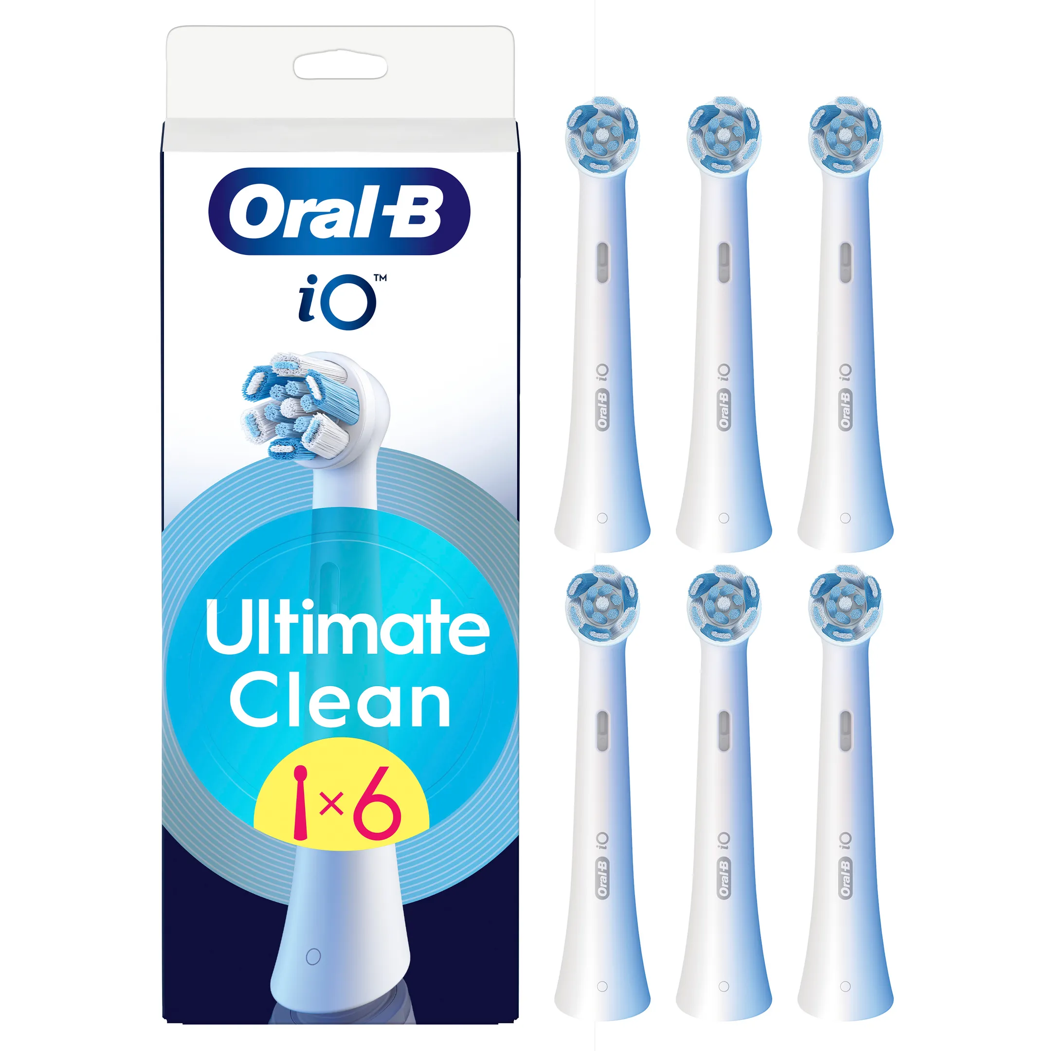 Opzetborstel ORAL-B IO Ultimate clean wit 6CT