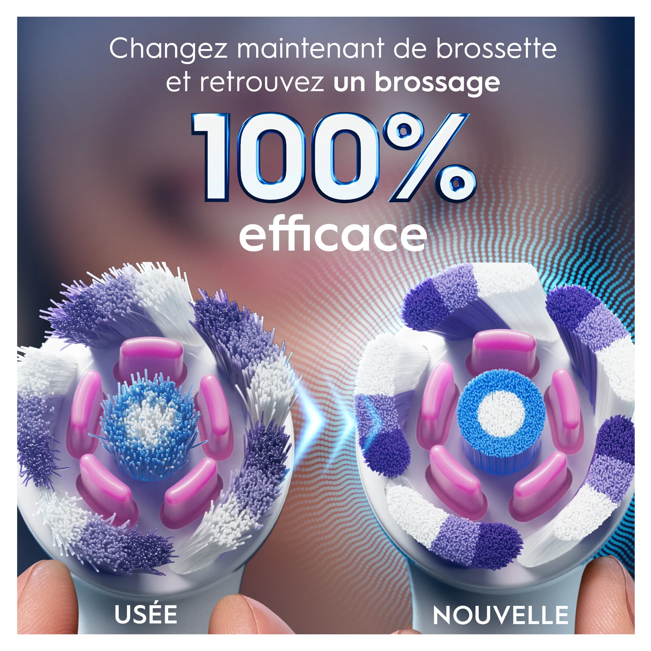 Oral-B Brossettes ORAL-B IO RADIANT blanc 2CT image