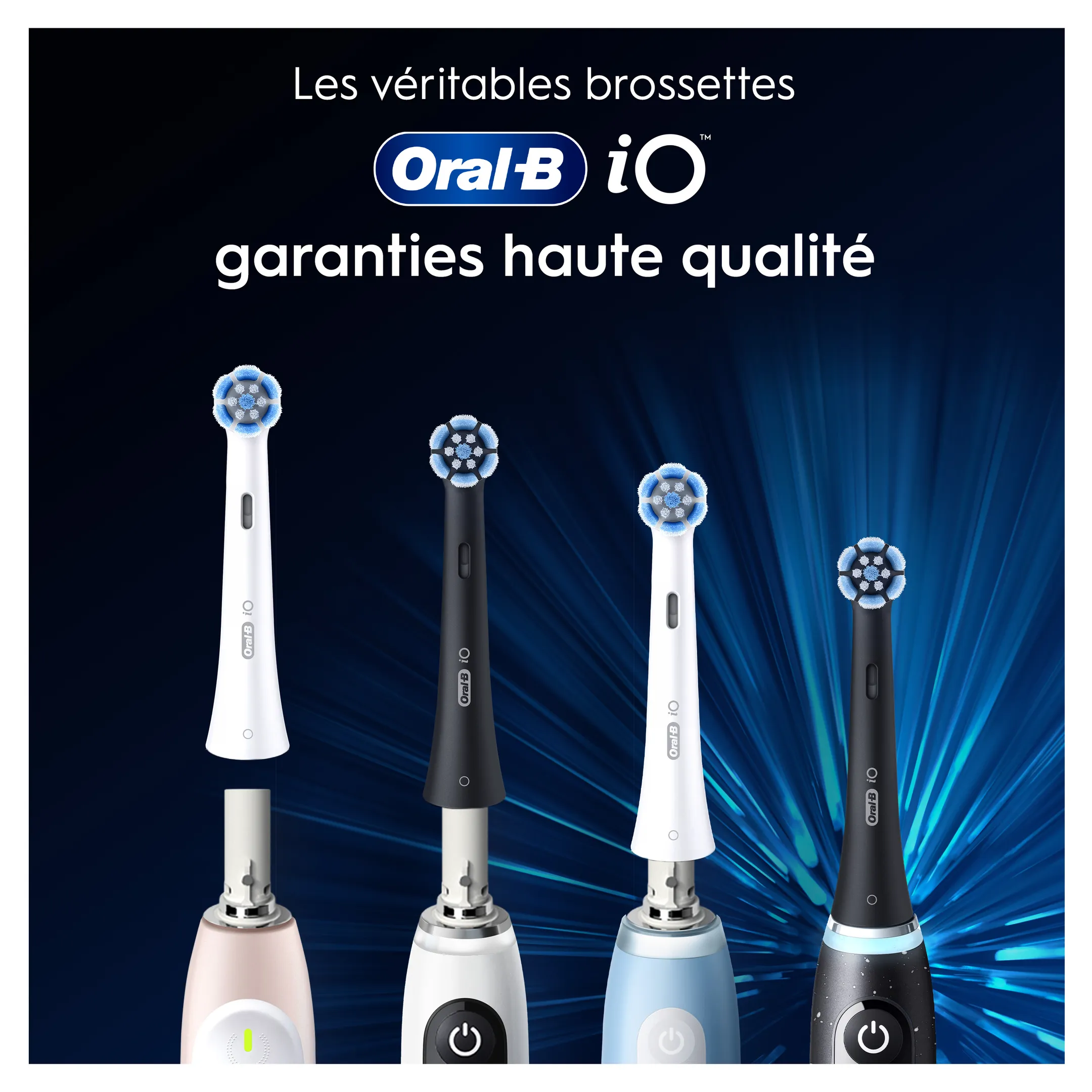 Oral-B Brossettes ORAL-B IO RADIANT blanc 2CT image