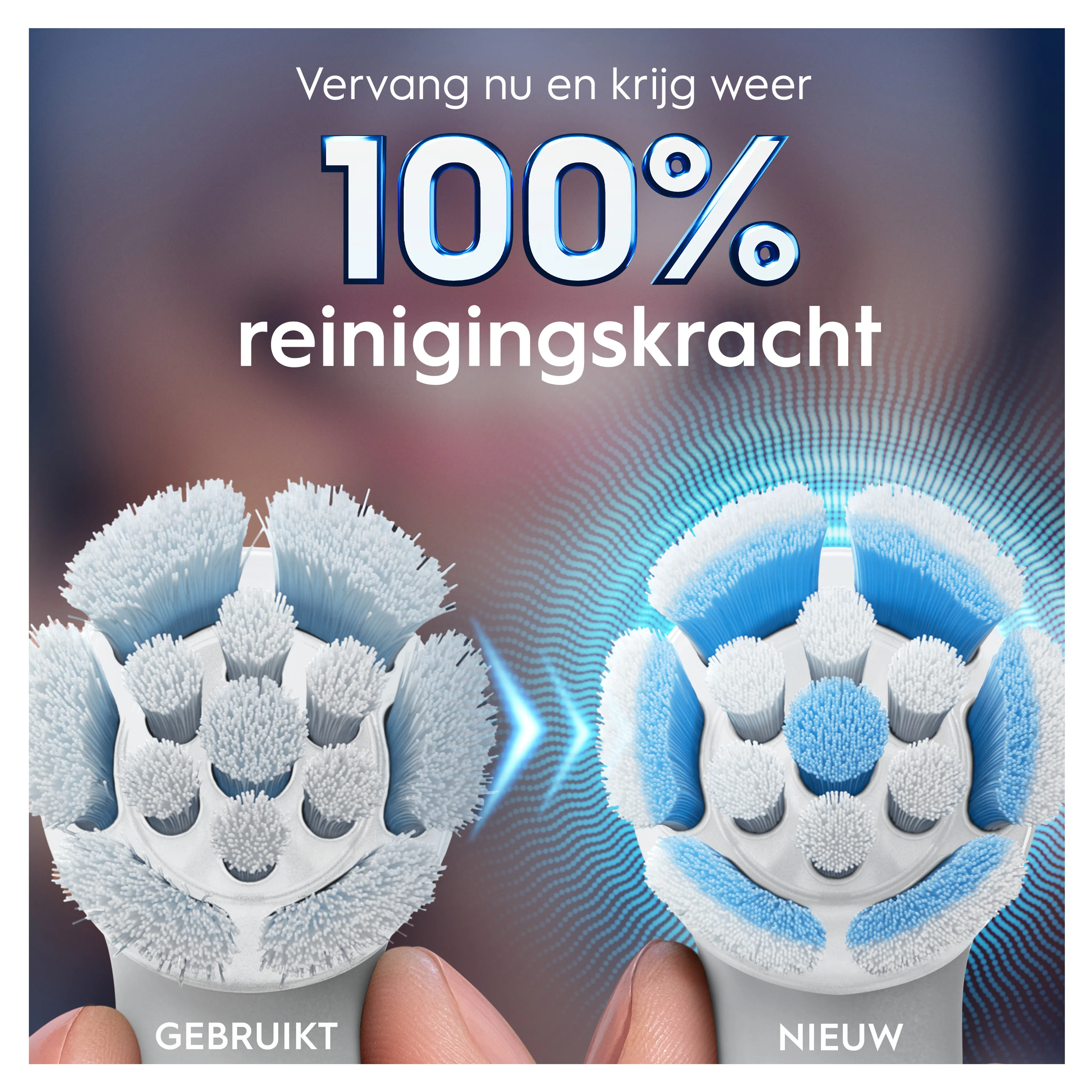 Oral-B Opzetborstel ORAL-B  IO GENTLE CARE wit 4CT image