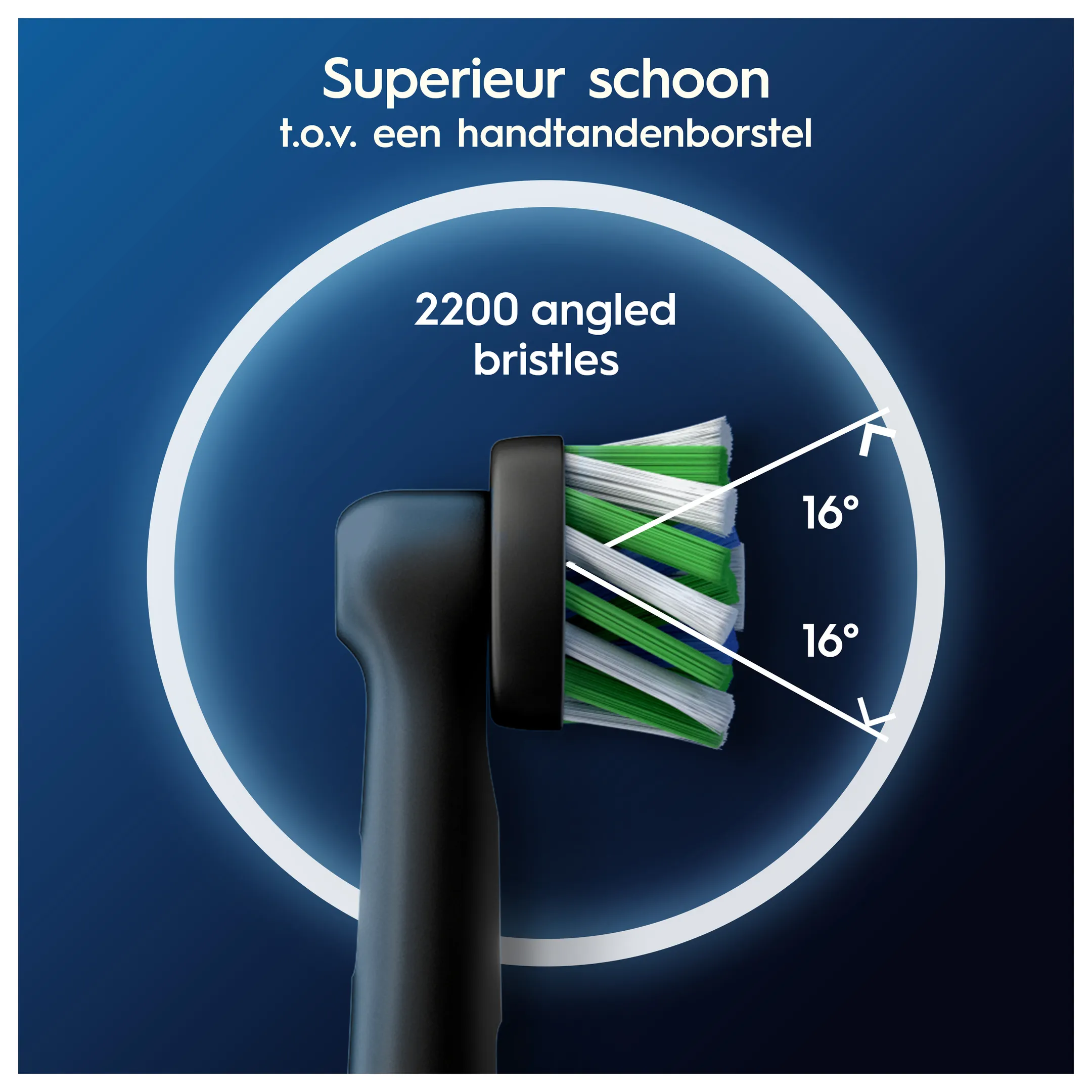 Opzetborstel ORAL-B CrossAction zwart XF - 4st
