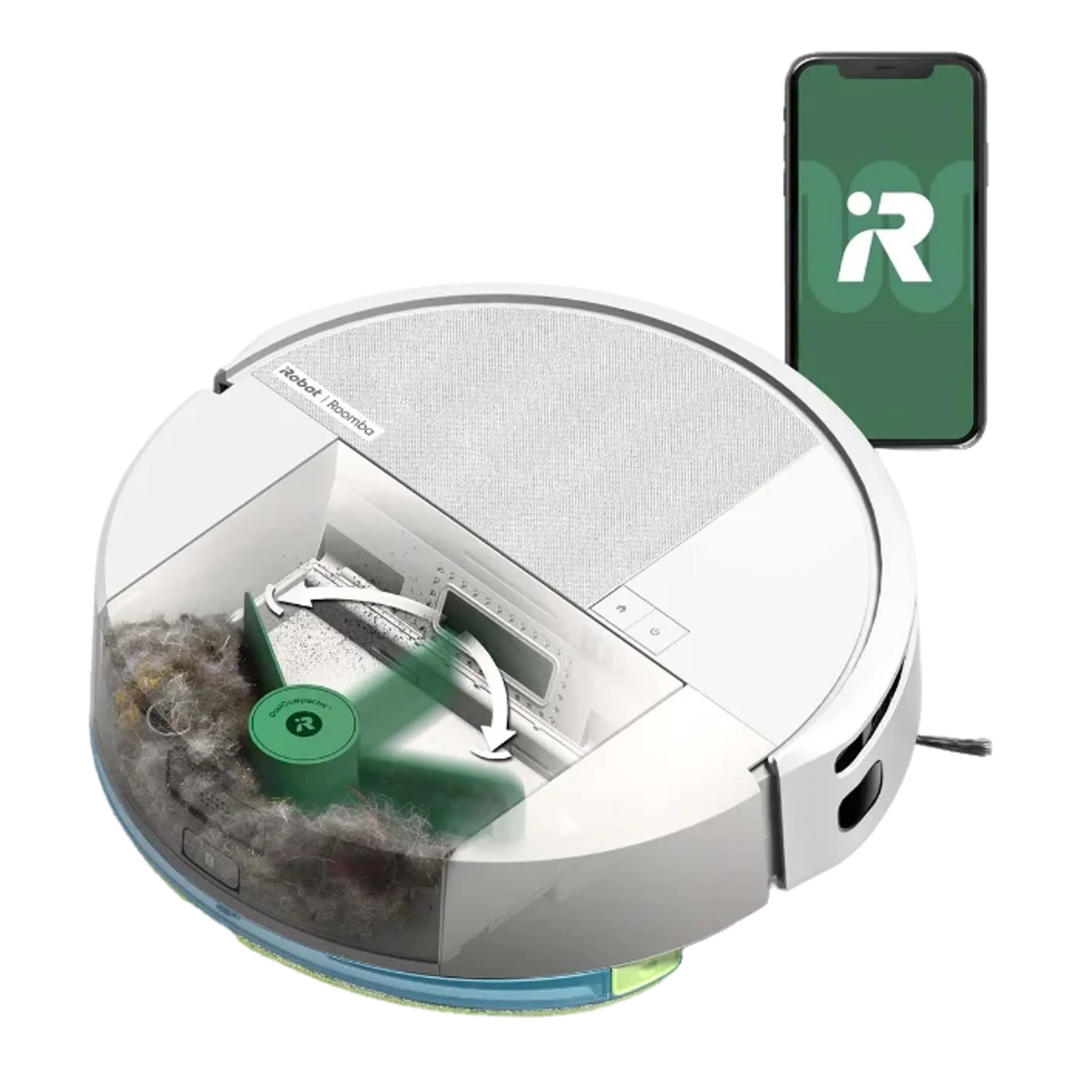 Robotstofzuiger 2in1 Combo 205 DustCompactor White