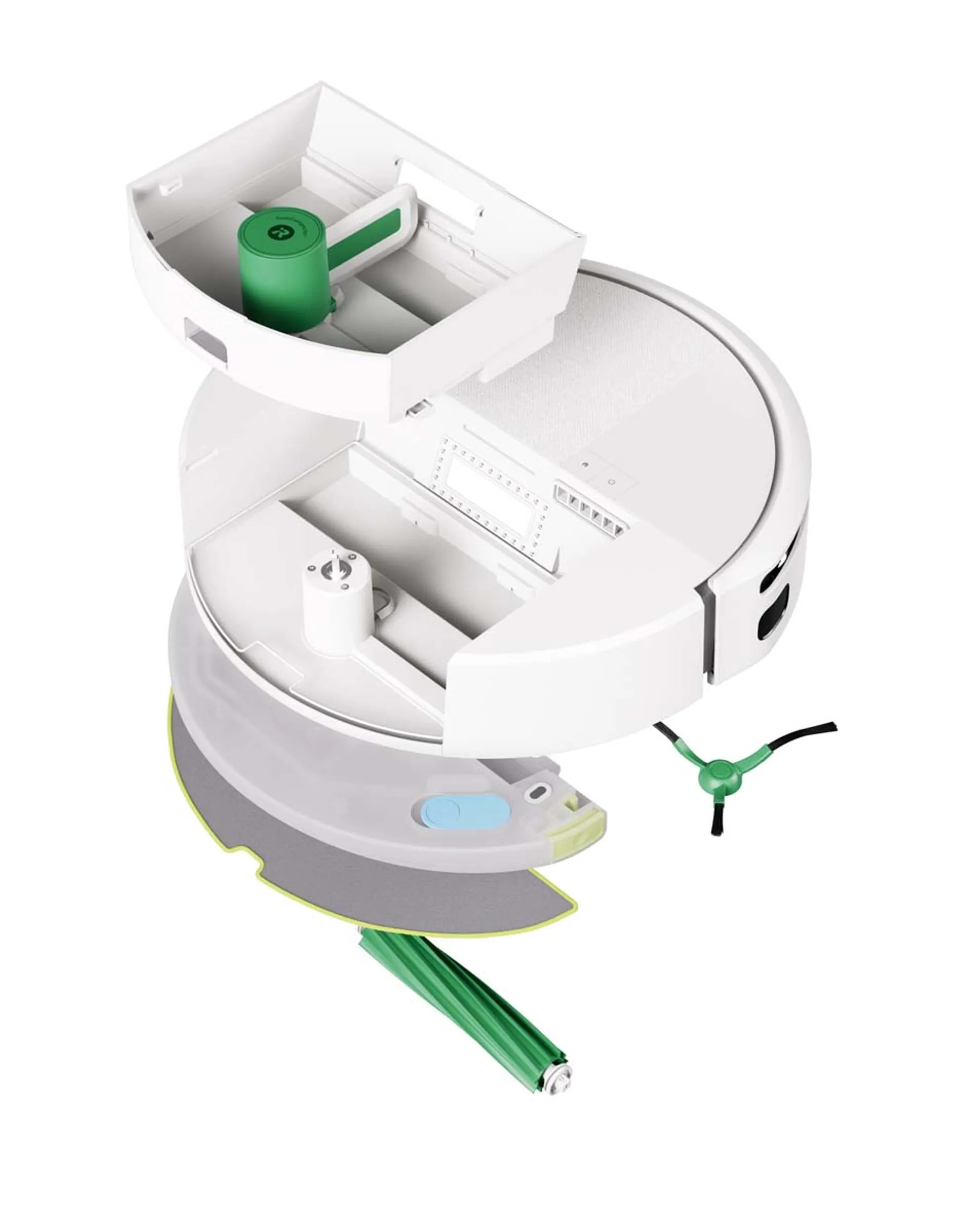 iRobot Aspirateur robot 2en1 Combo 205 DustCompactor White image