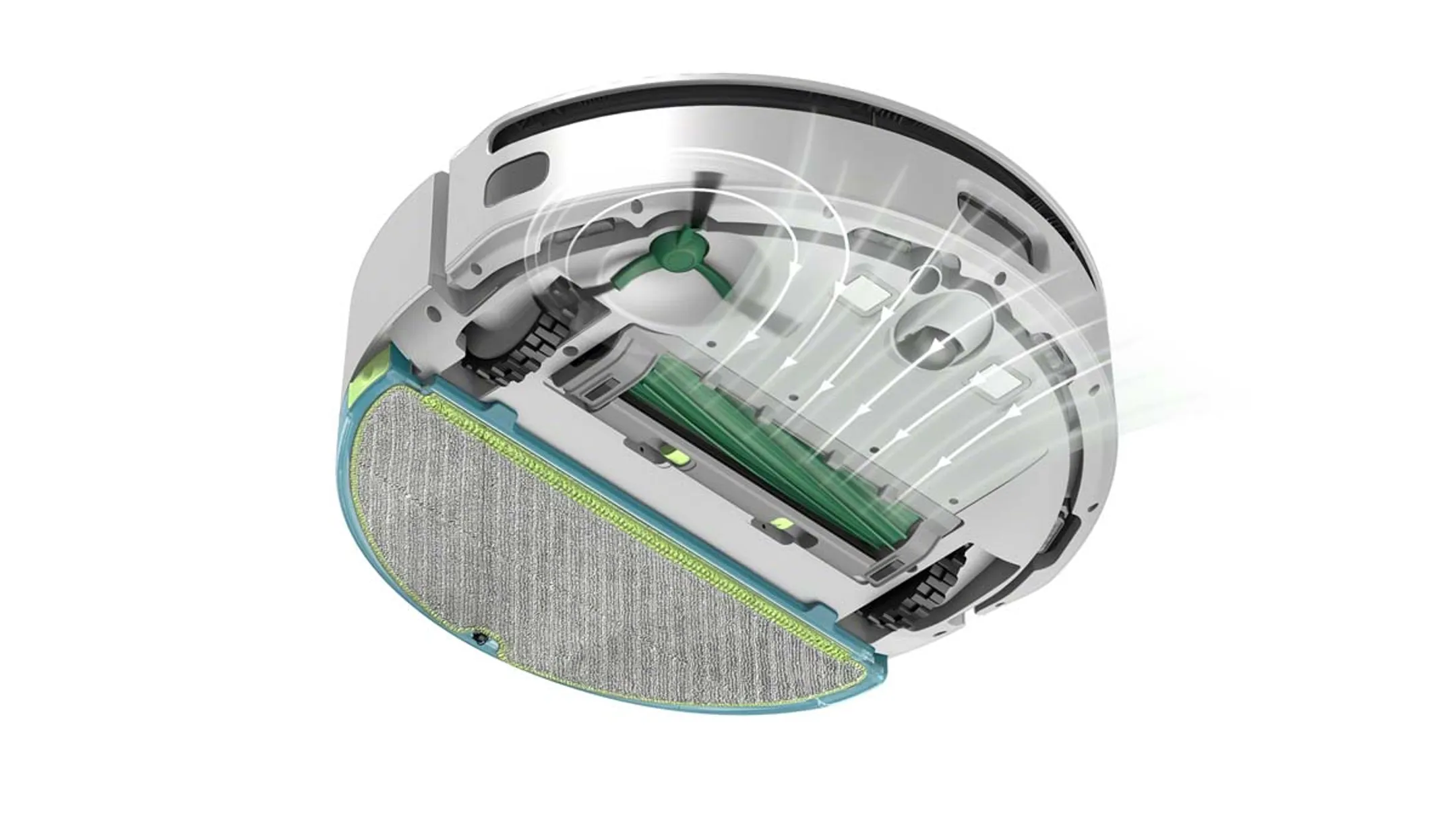 iRobot Aspirateur robot 2en1 Combo 205 DustCompactor White image