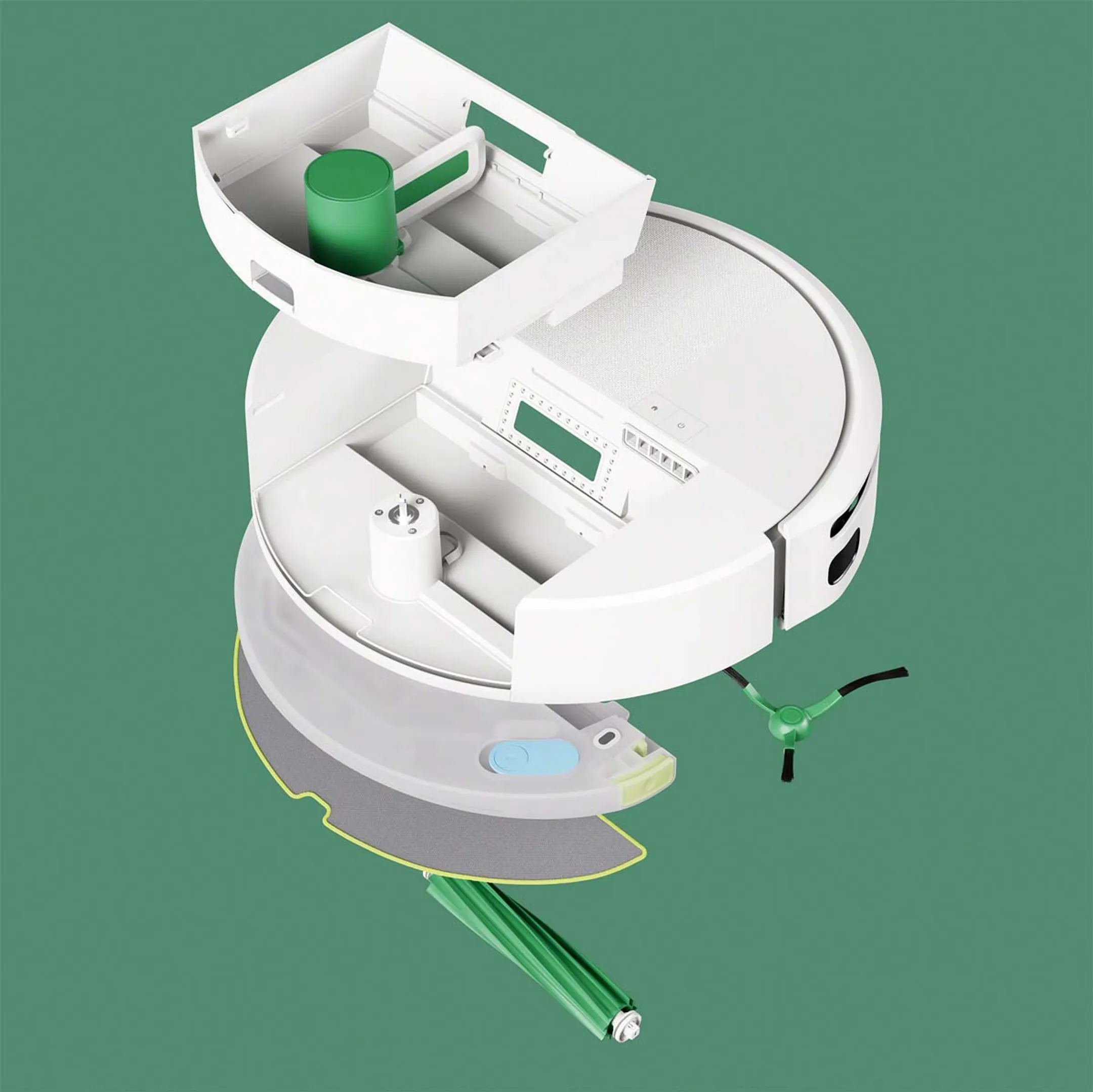 iRobot Aspirateur robot 2en1 Combo 205 DustCompactor White image