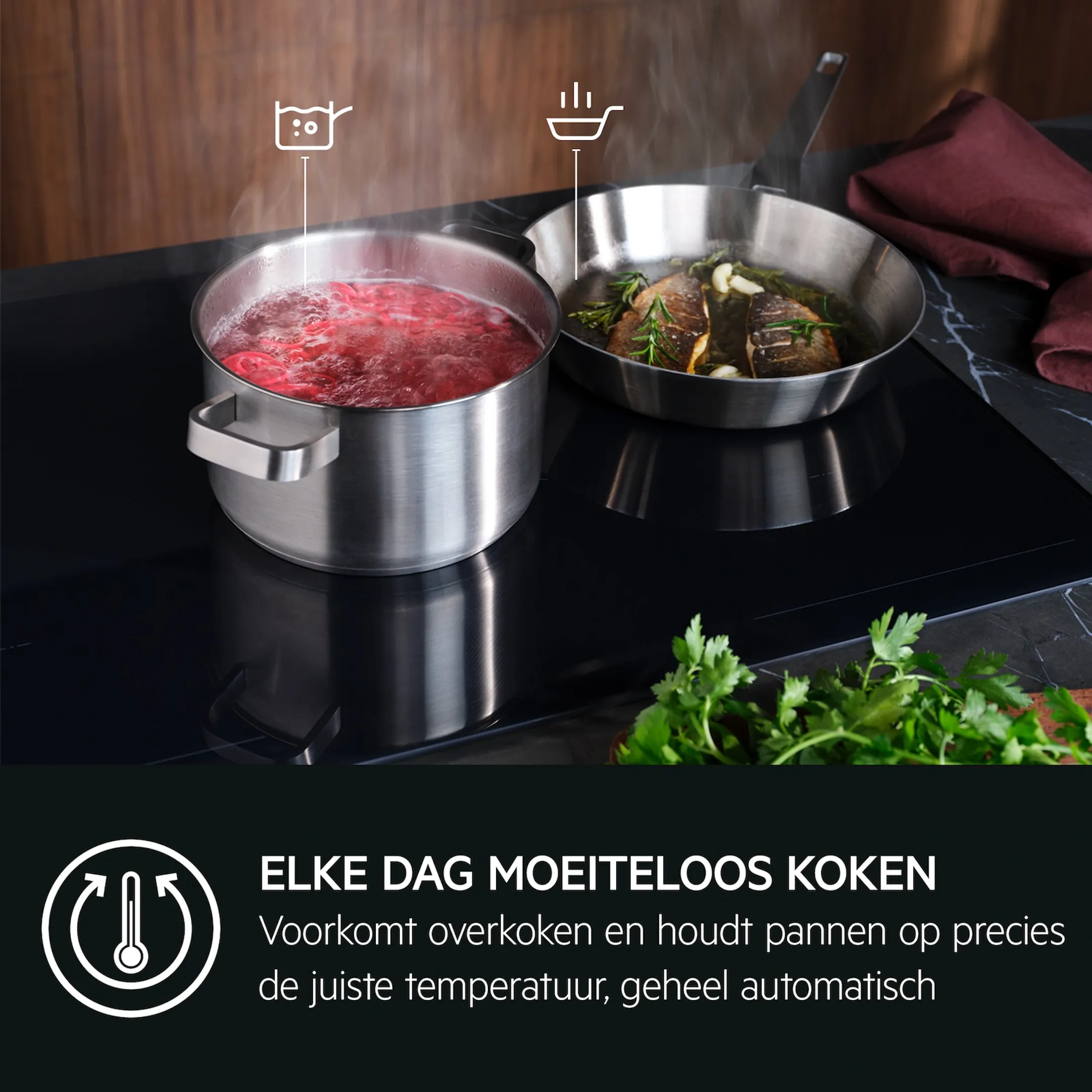 AEG Inductiekookplaat TK85IM0FXB MultipleBridge image