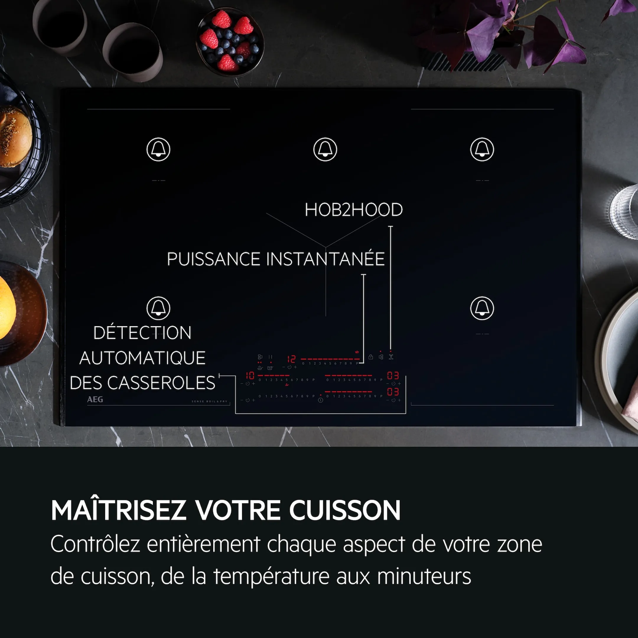 AEG Taque induction TK85IM0FXB MultipleBridge image