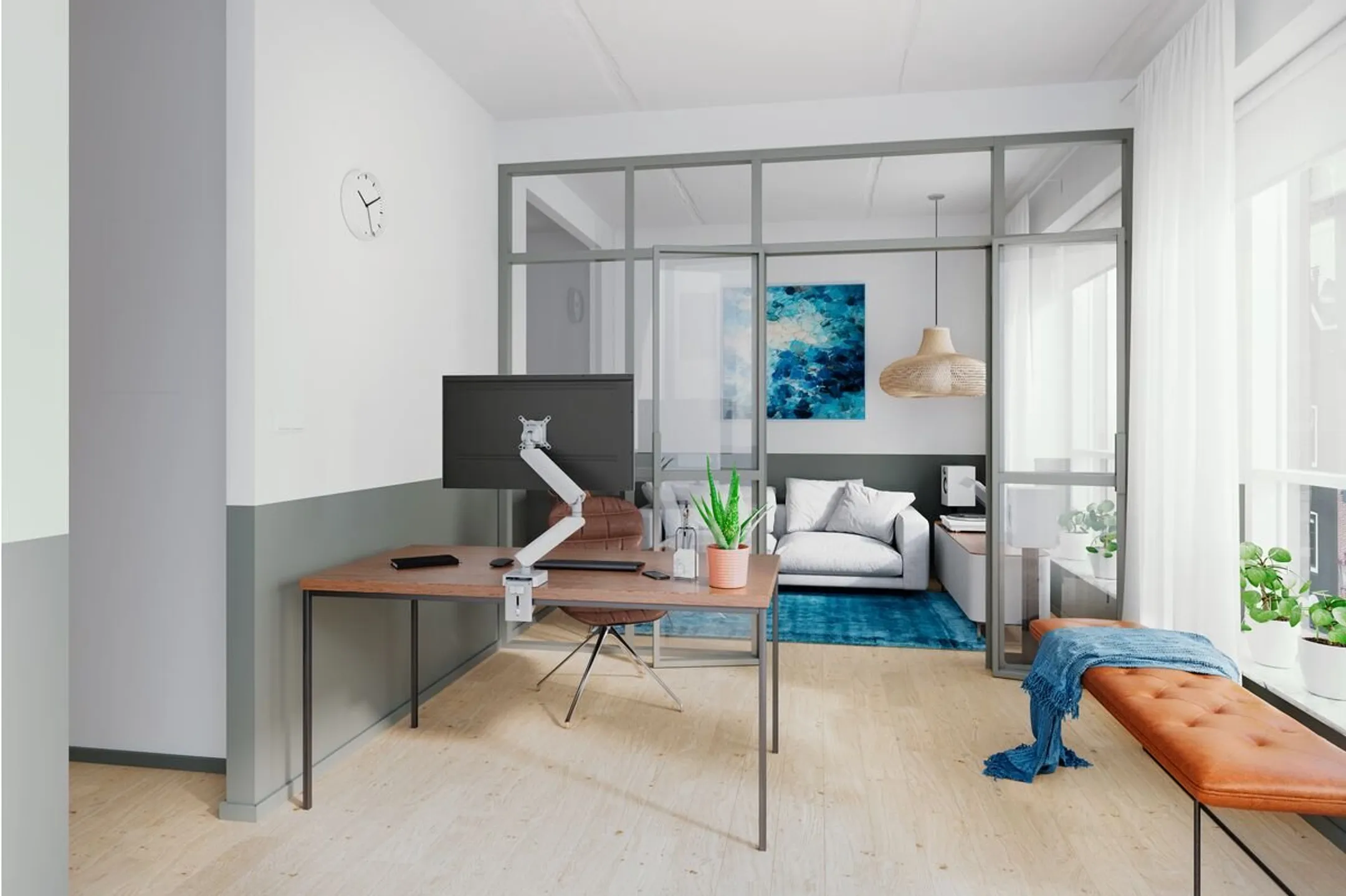 Vogels MOMO 4138 Bras pour écran Motion Plus - Blanc image