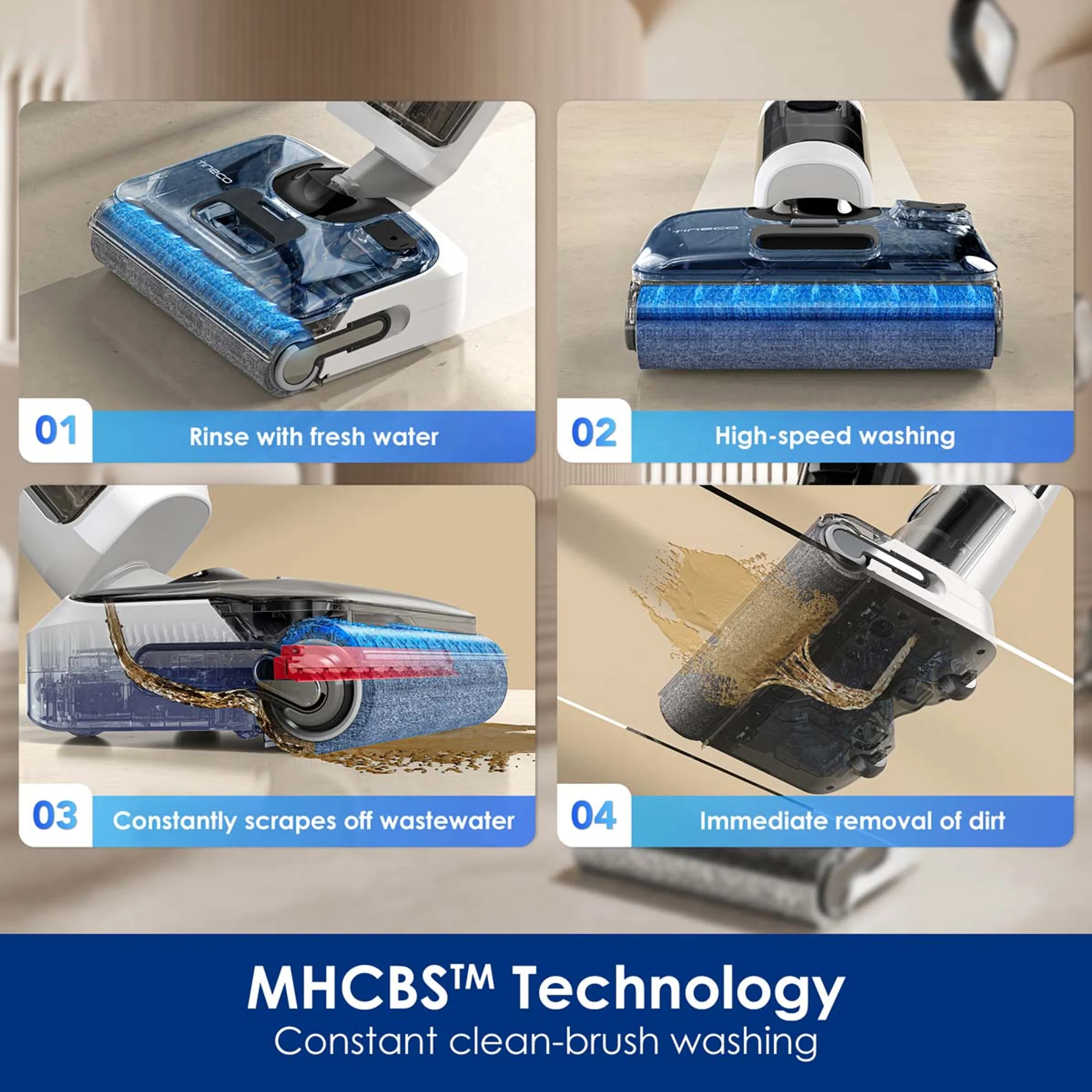 TINECO Vloerreiniger Floor One S6 Stretch Extreme image