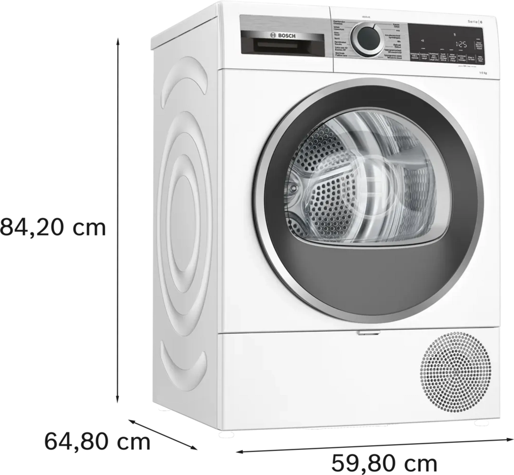 Bosch Droogkast WQG2420WFG Serie 6 AutoDry 9 KG image