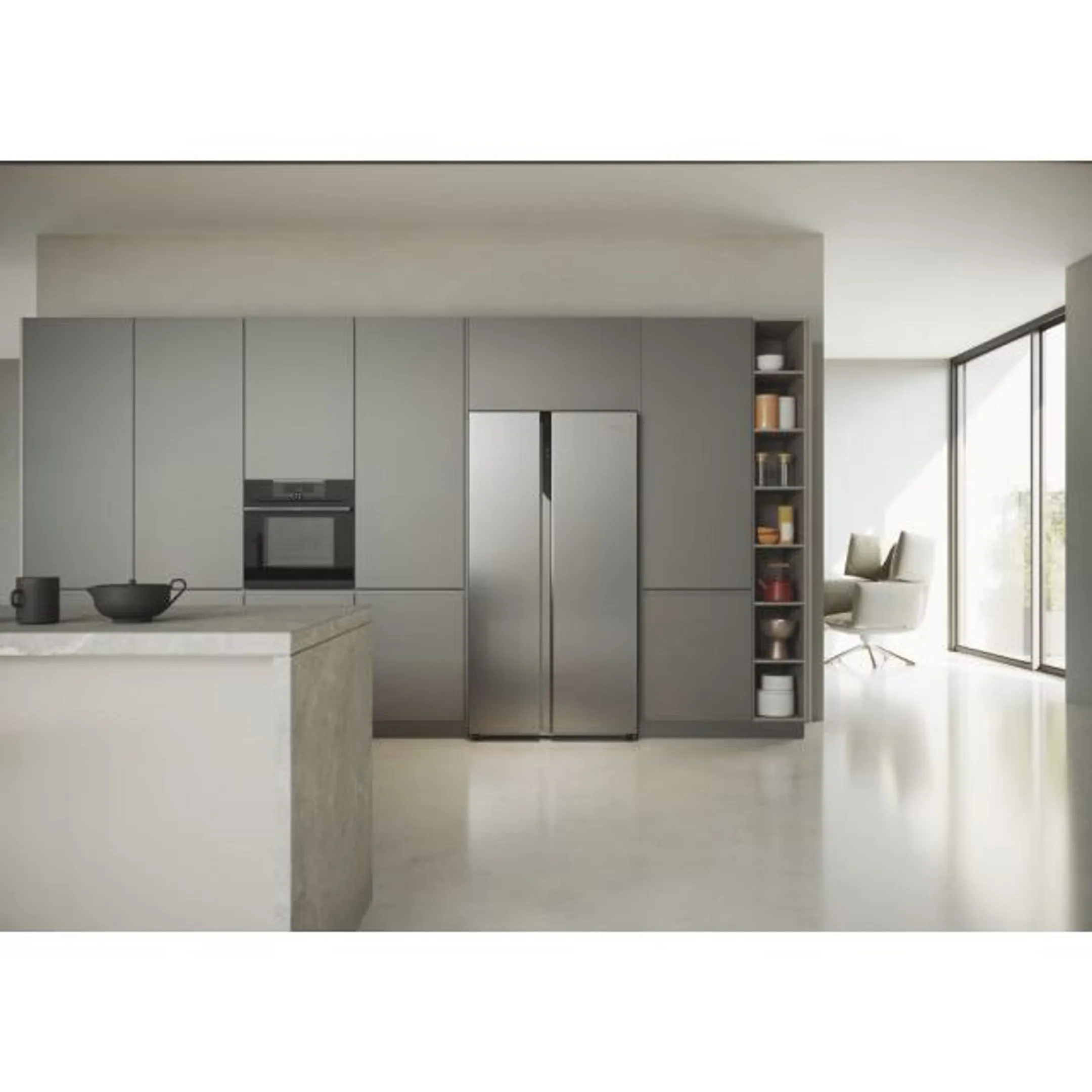 Haier Amerikaanse koelkast HSR5918DNMP Side by Side image