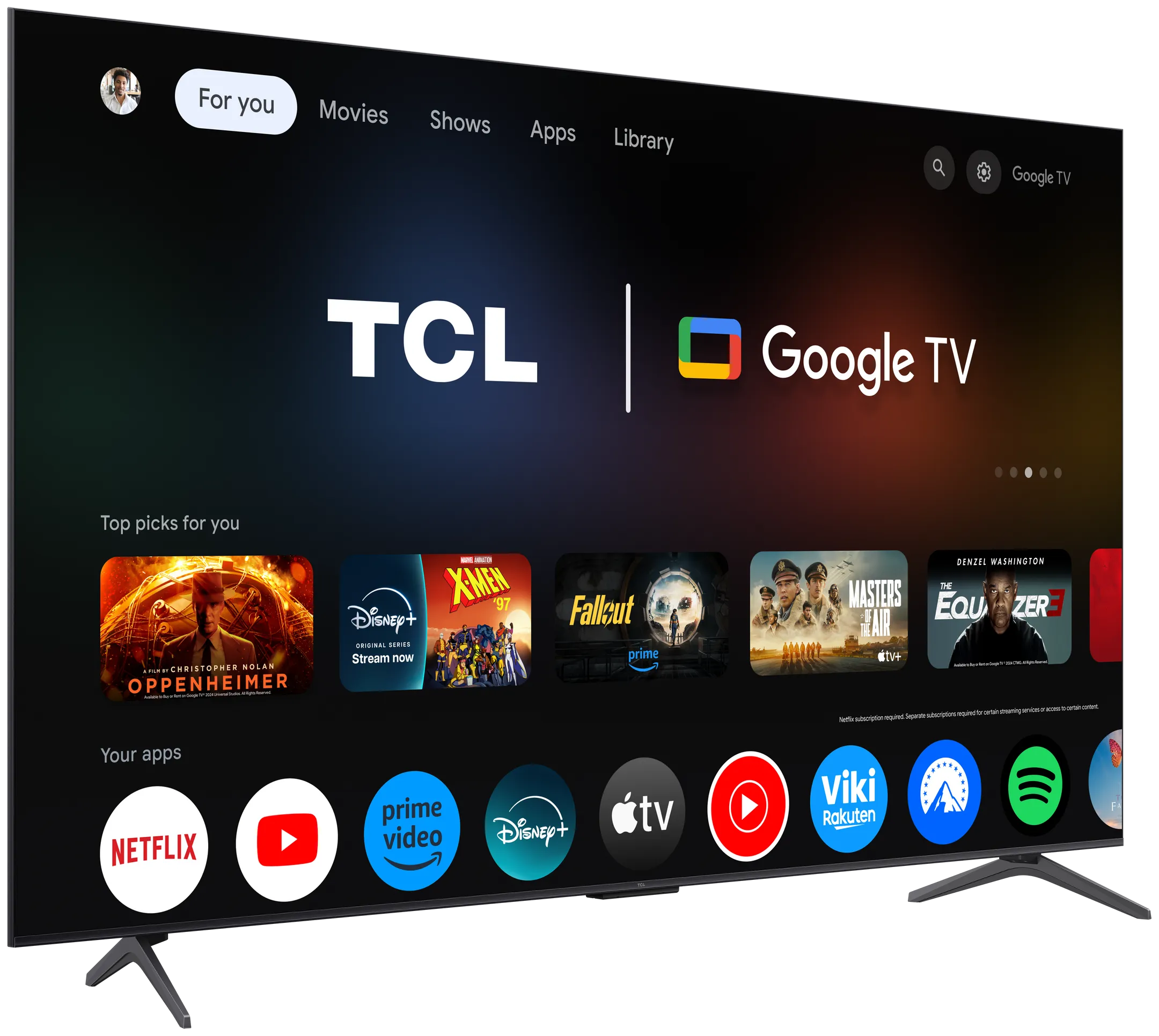 TCL QD-Mini LED 4K TV 55C69K (2025)  - 55 inch image