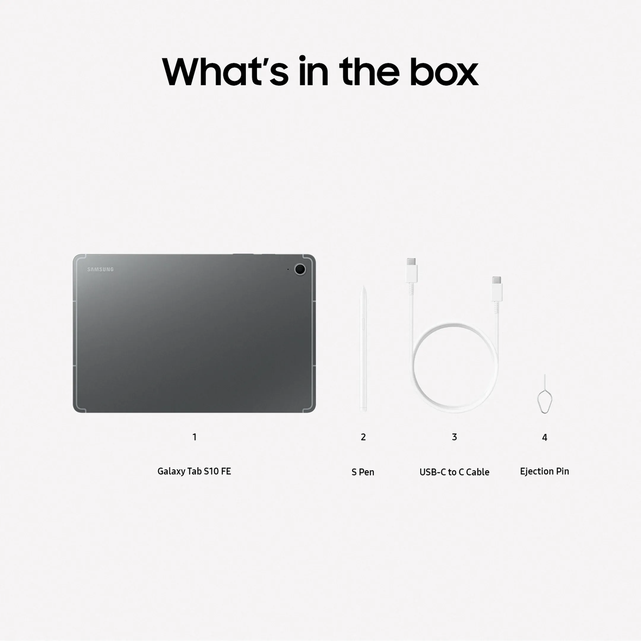 Samsung Galaxy Tab S10 FE wifi 256GB Silver image