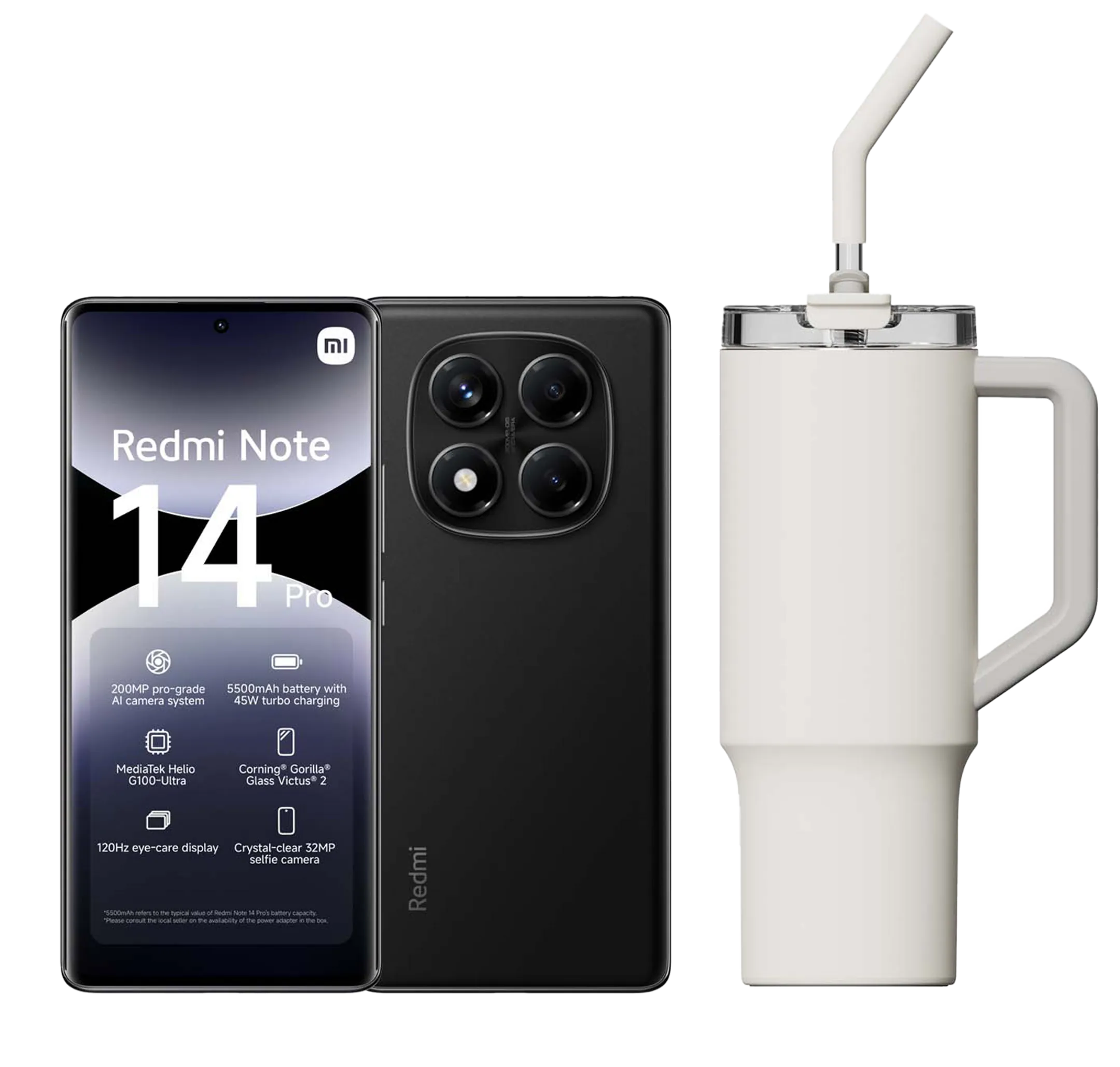 Redmi Note 14 Pro 256 GB + Xiaomi Straw Mug