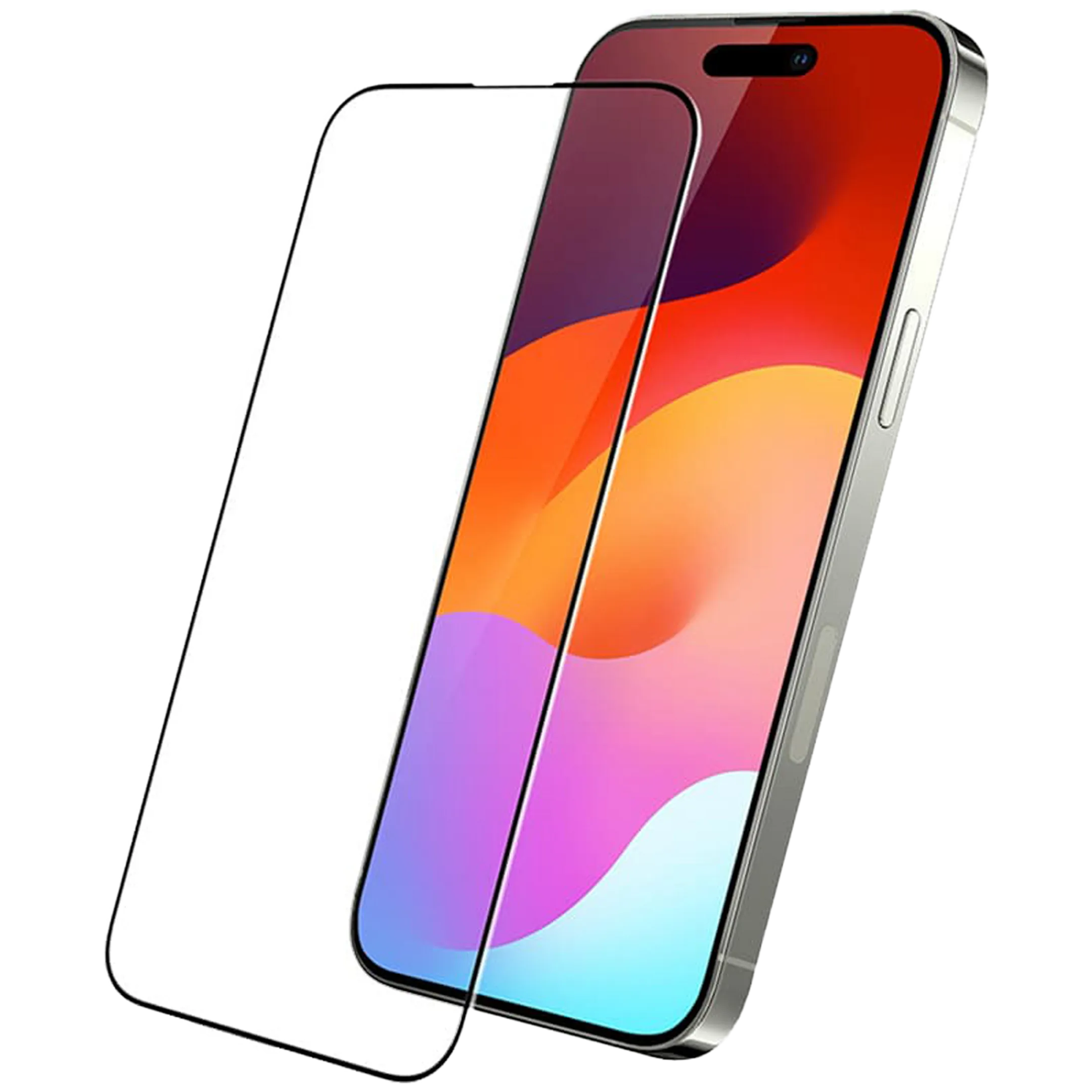 Curved screenprotector voor iPhone 16