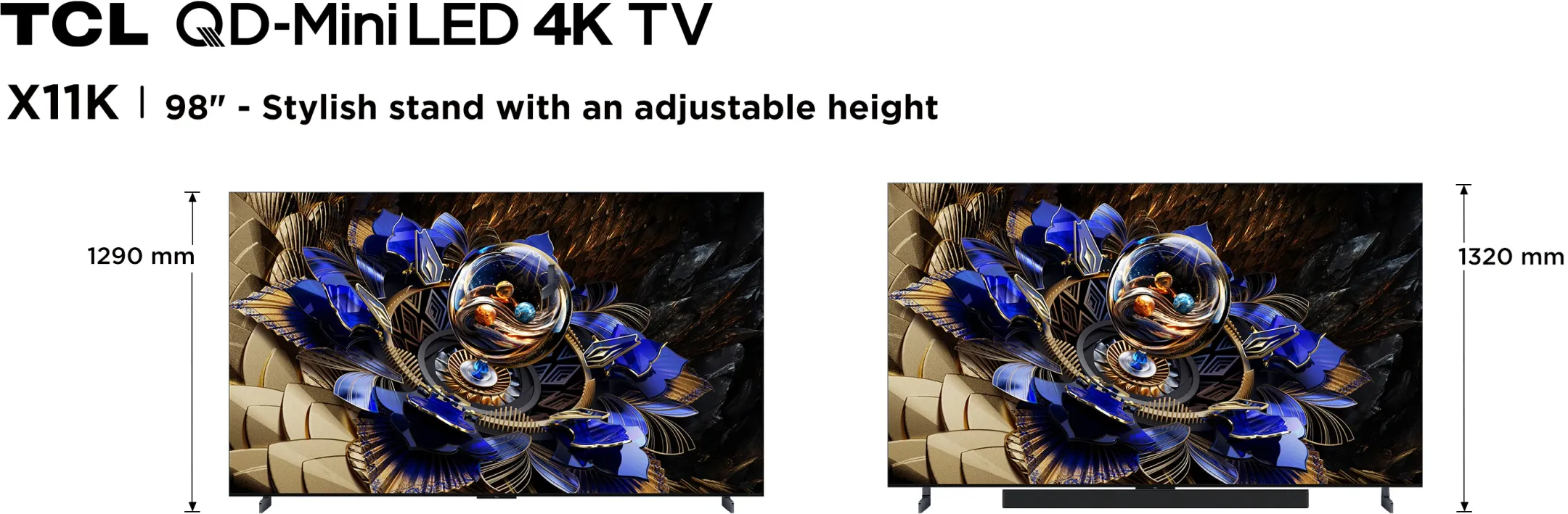 TCL QD-Mini LED 4K TV 98X11K (2025) - 98 inch image