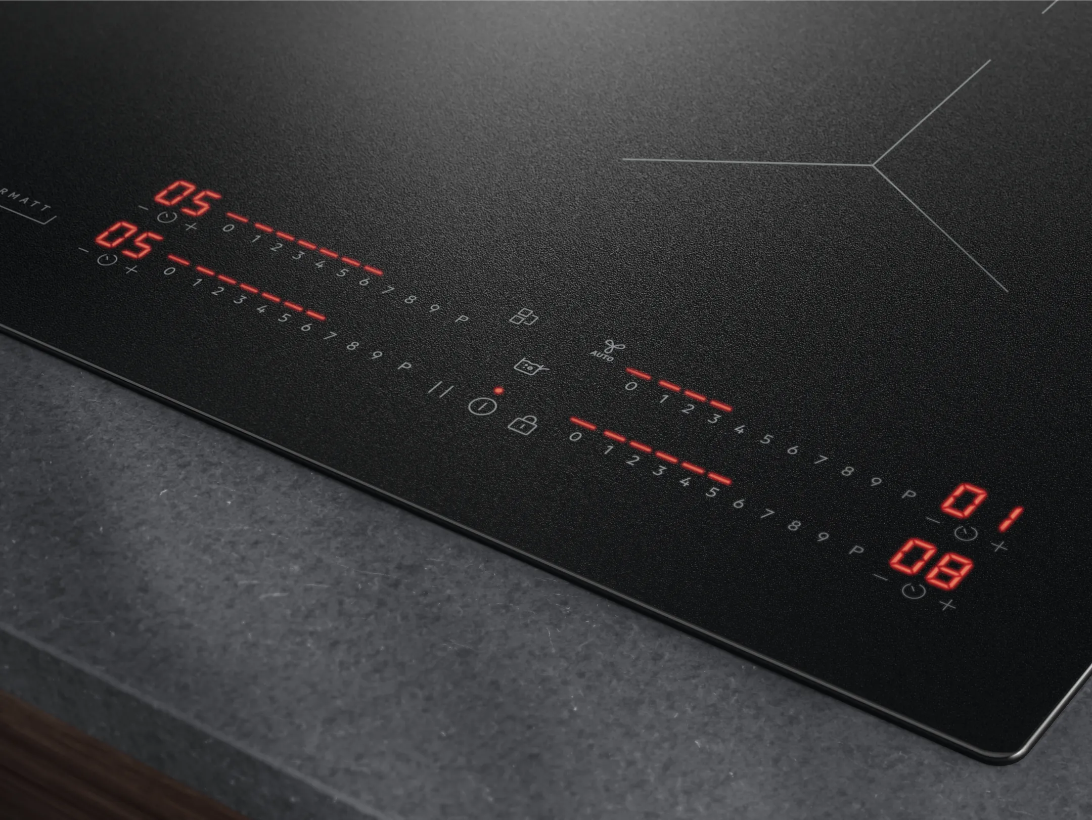 AEG Taque induction TI64IB1FIZ SaphirMatt® 60 cm image