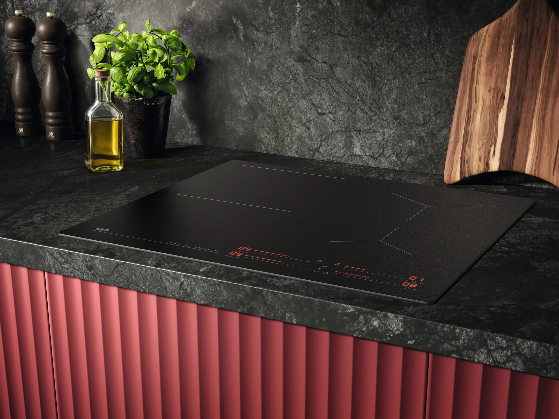 AEG Taque induction TI64IB1FIZ SaphirMatt® 60 cm image