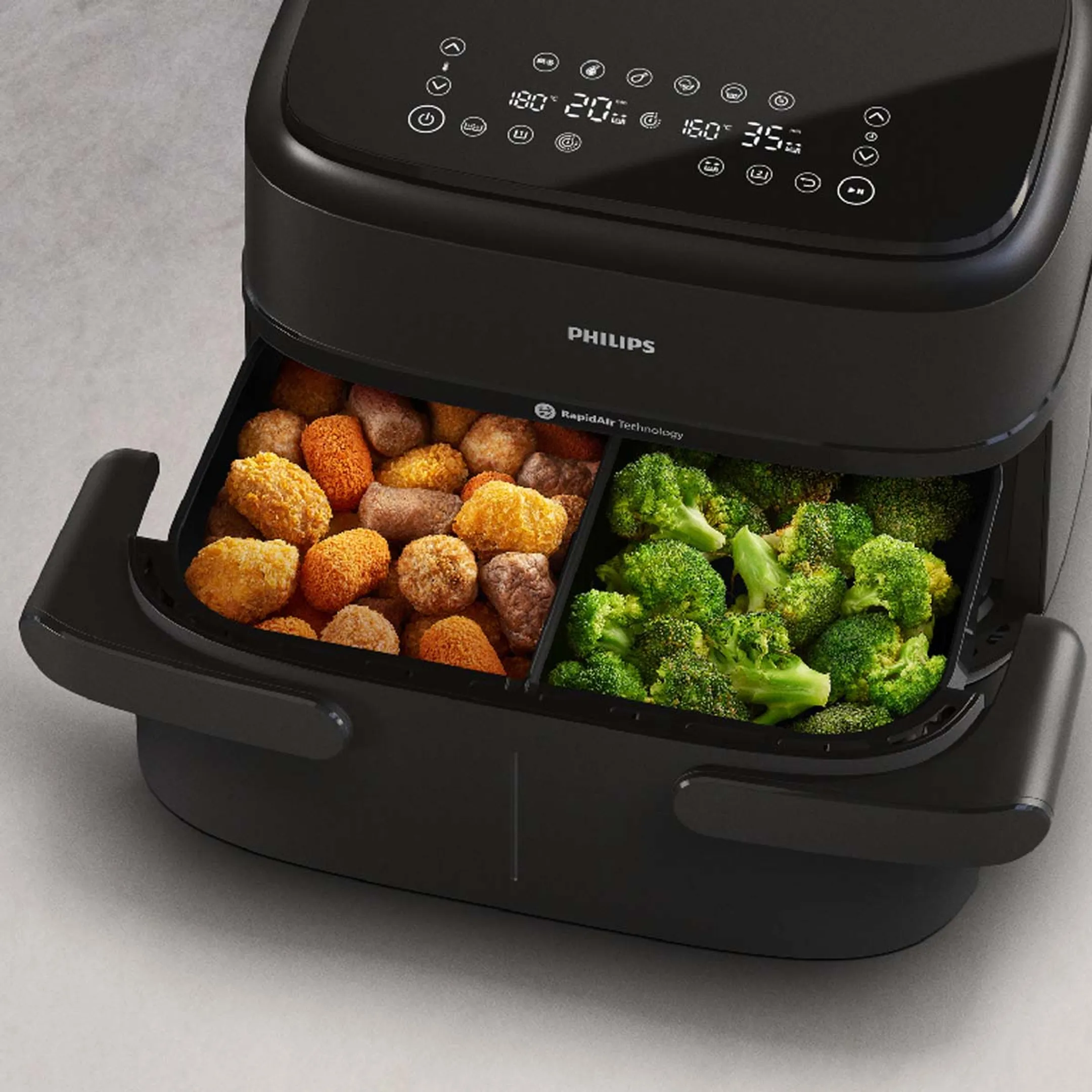 Philips Airfryer 1000 series Dual Basket image