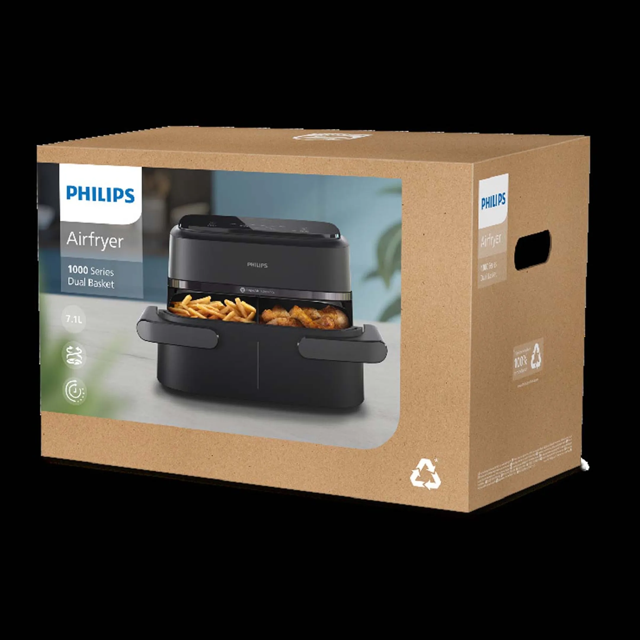 Philips Airfryer 1000 series Dual Basket image