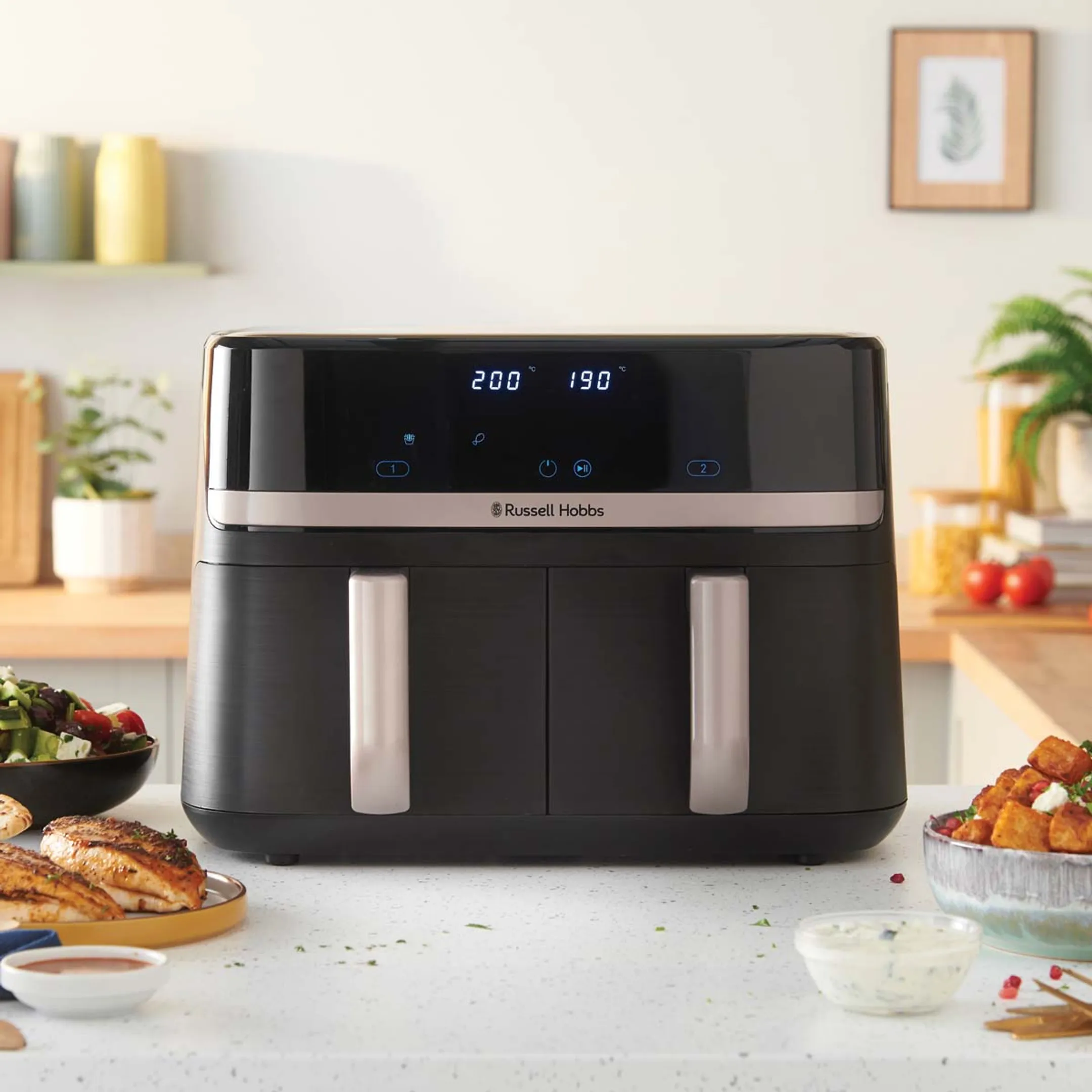 Russell Hobbs Airfryer Dual Basket 27630-56 - 9L image